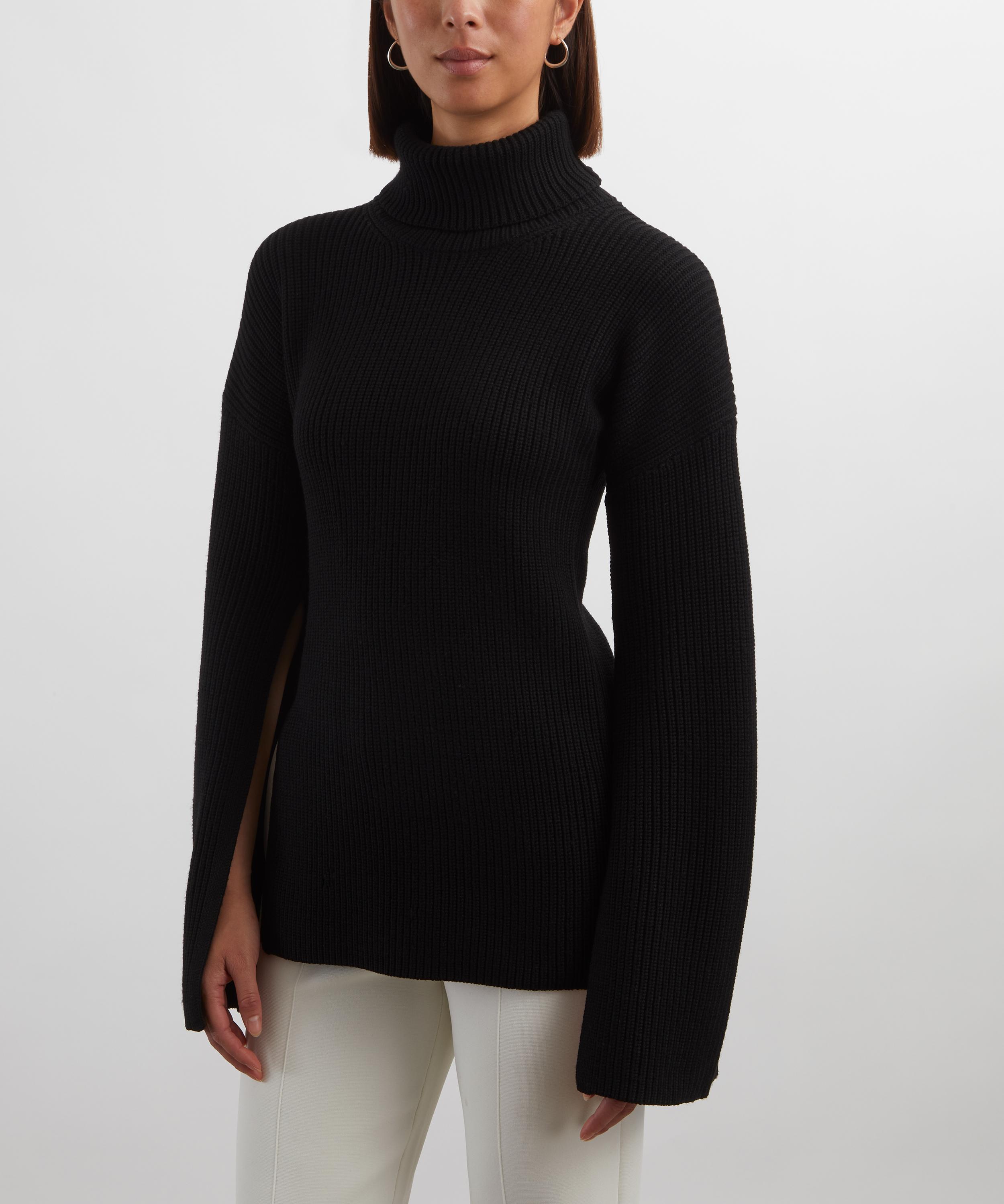 Toteme - Slit Sleeve Knit Jumper image number 2