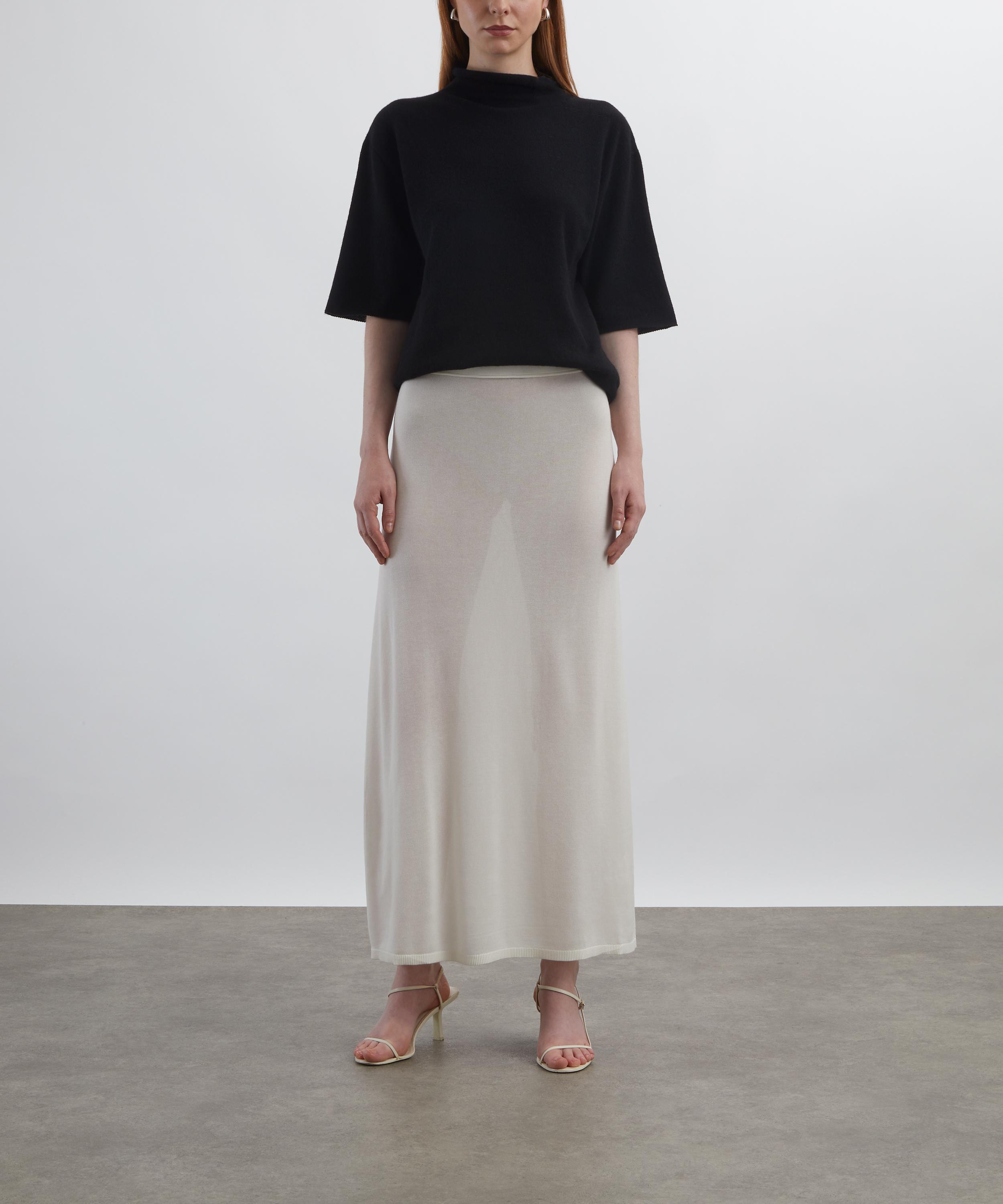 Toteme - Long Knit Skirt image number 1