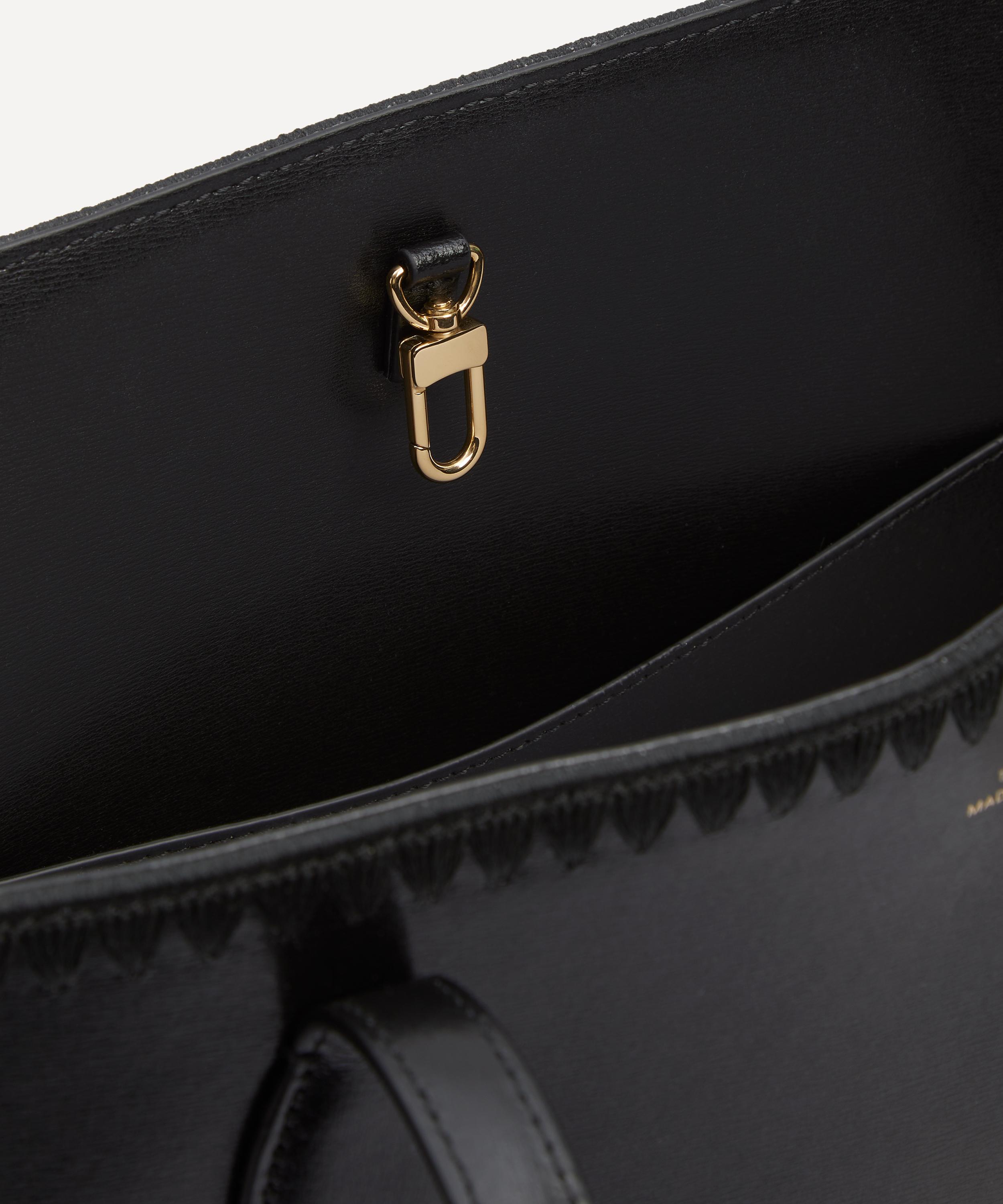 Totême - Embroidered Leather Lounge Tote Bag image number 5