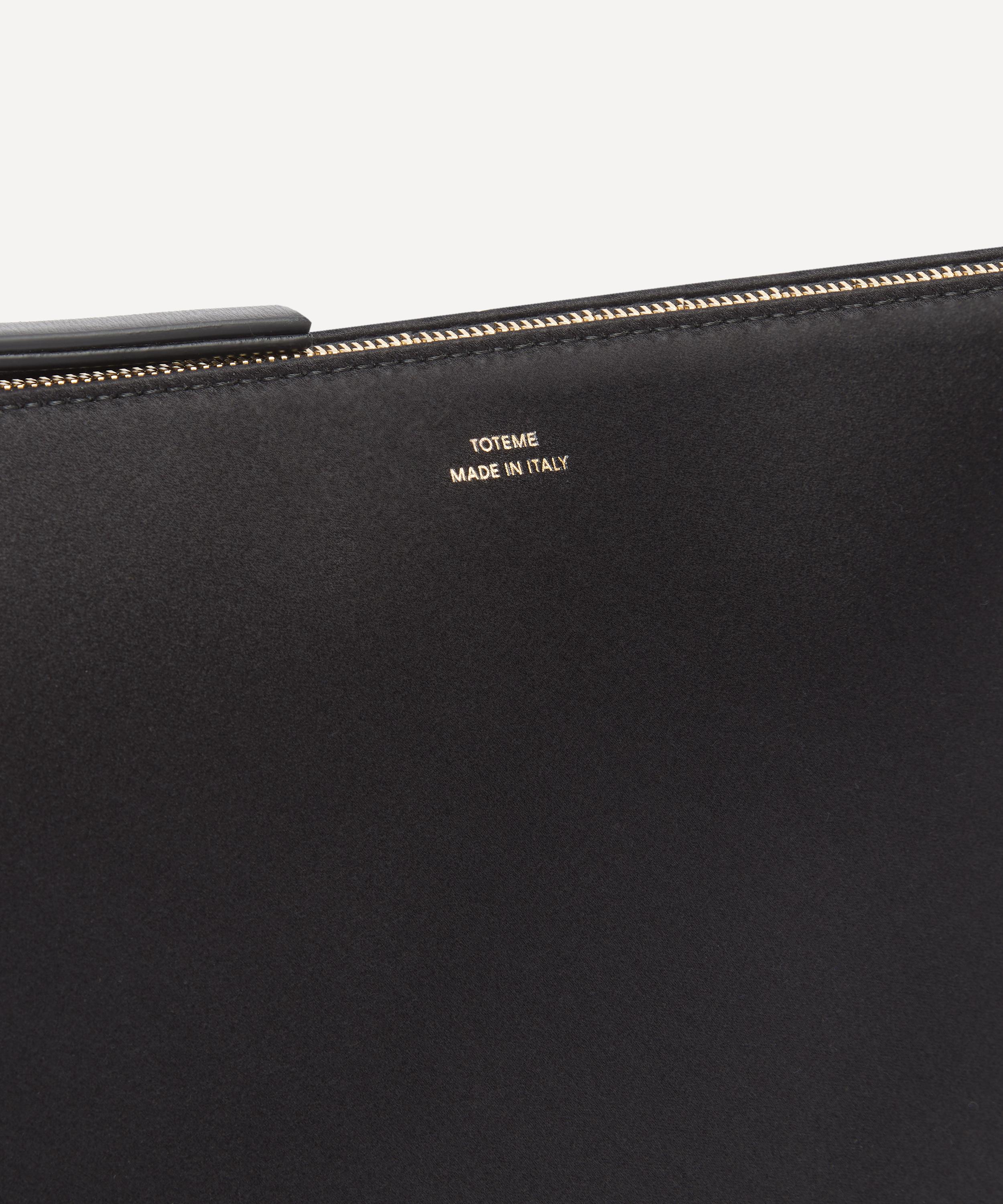 Toteme - Bevel Satin Wristlet Bag image number 4