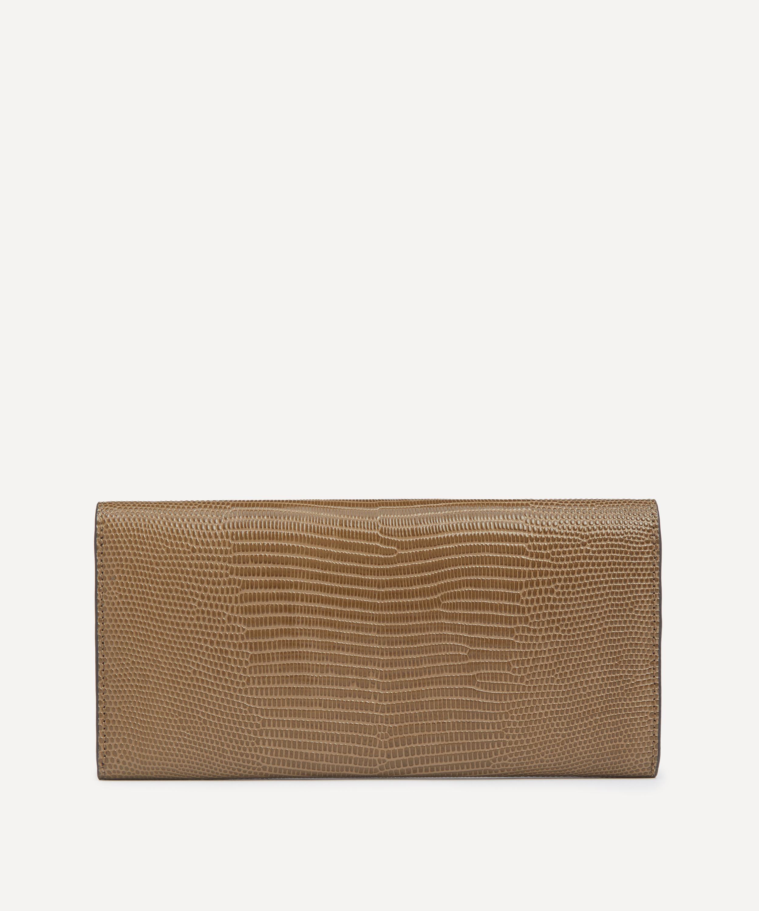 Toteme - T-Lock Lizard-Effect Leather Wallet image number 2