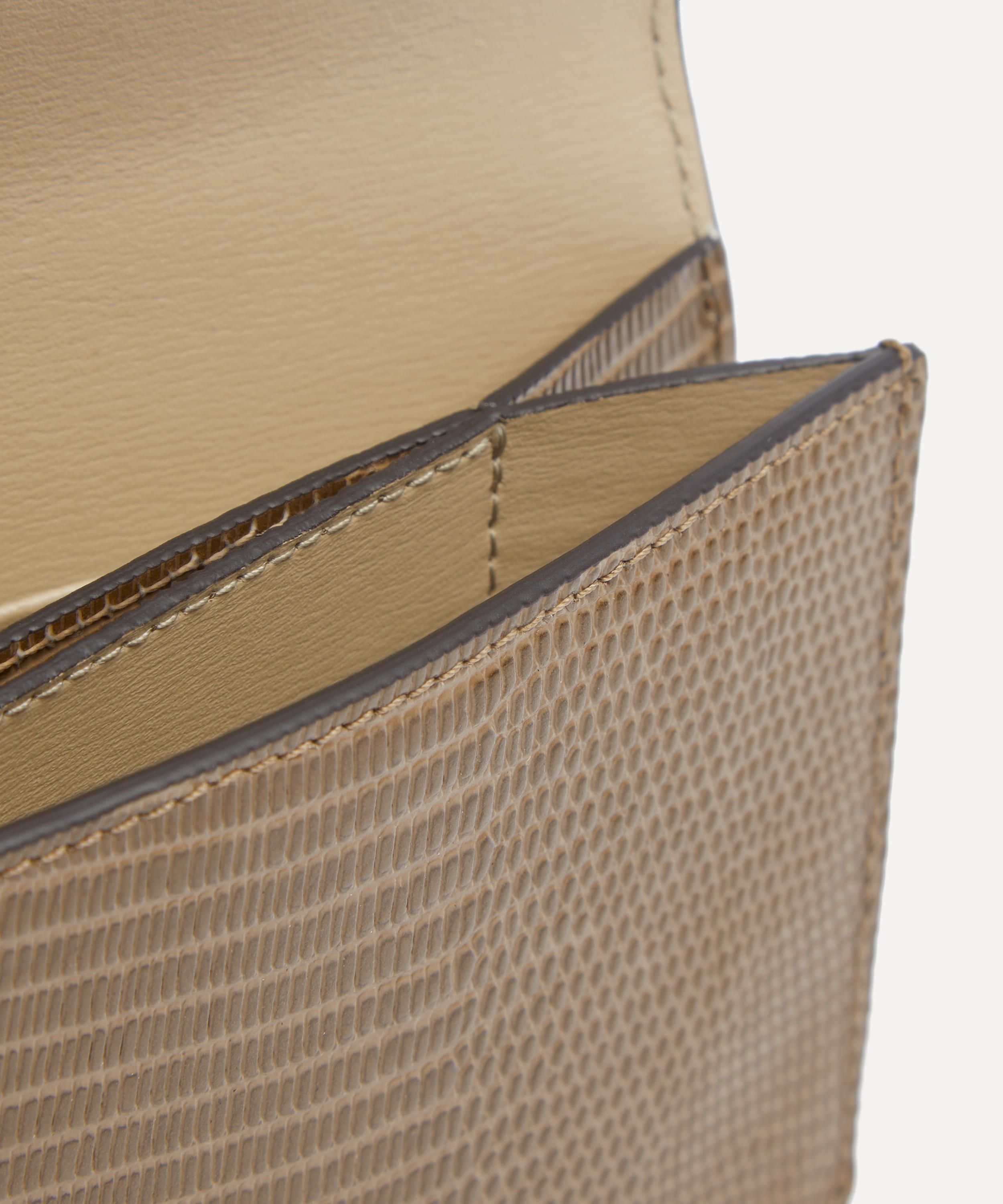 Toteme - T-Lock Lizard-Effect Leather Wallet image number 4