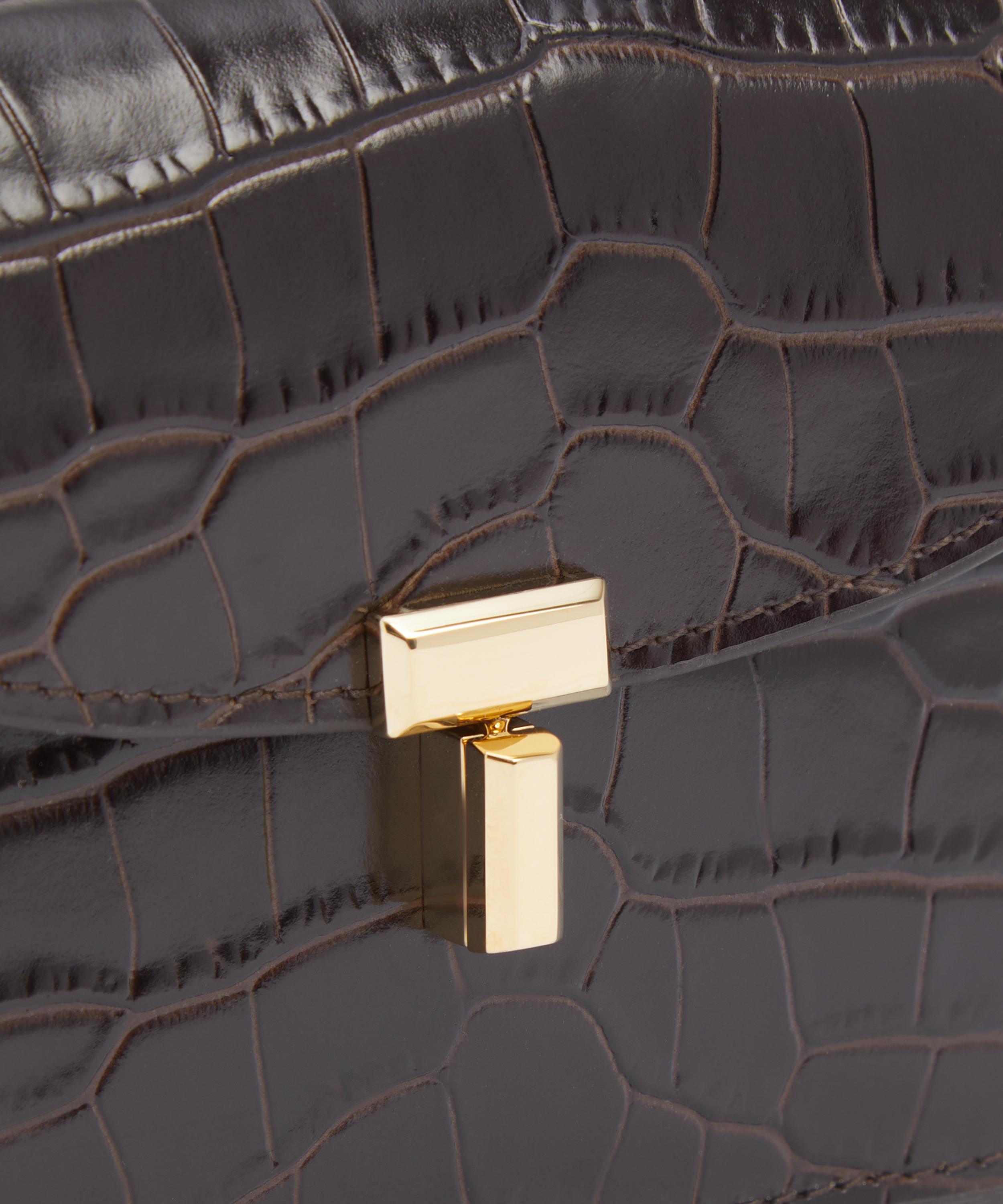 Toteme - T-Lock Croco-Embossed Cardholder image number 3