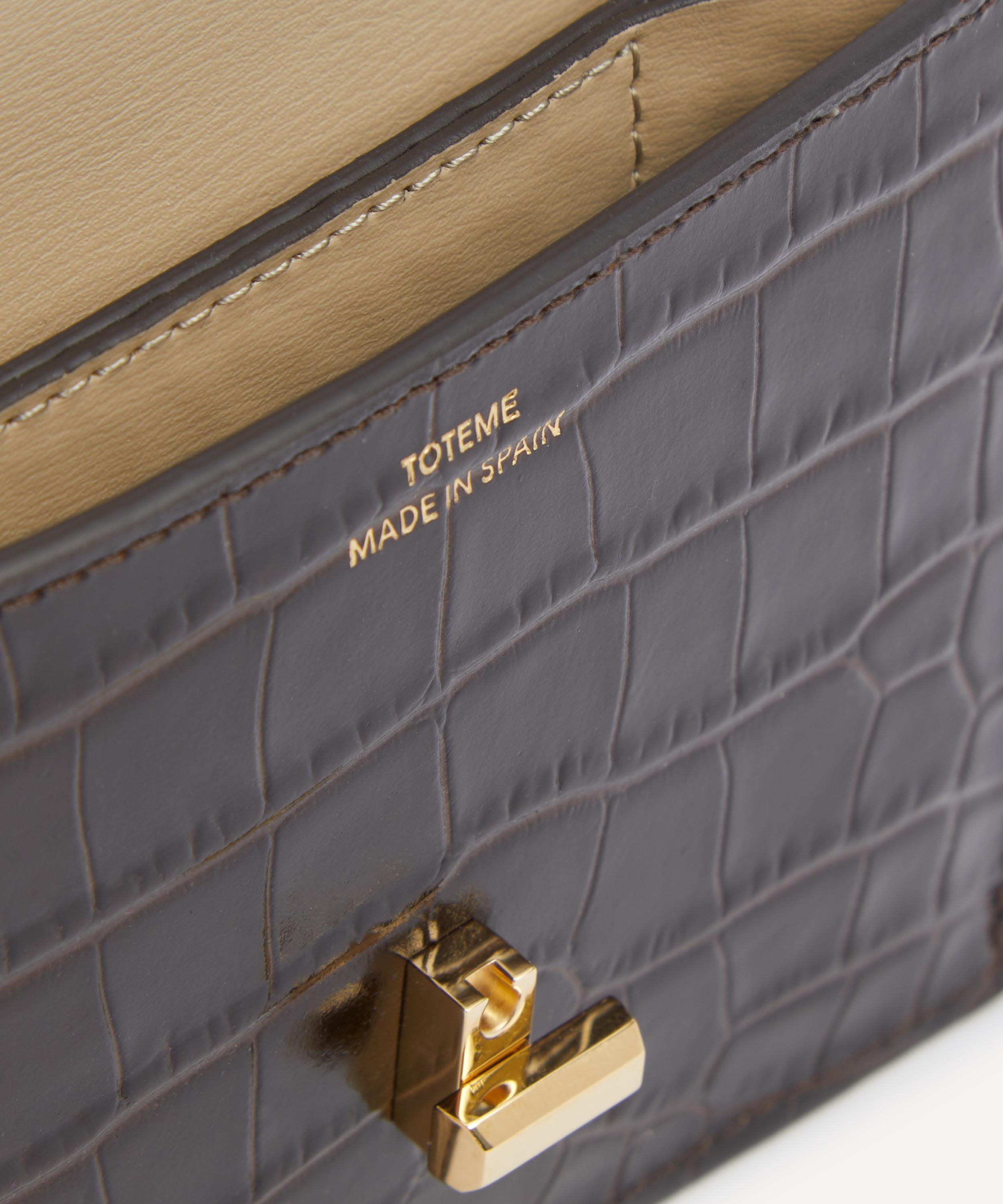 Toteme - T-Lock Croco-Embossed Cardholder image number 4