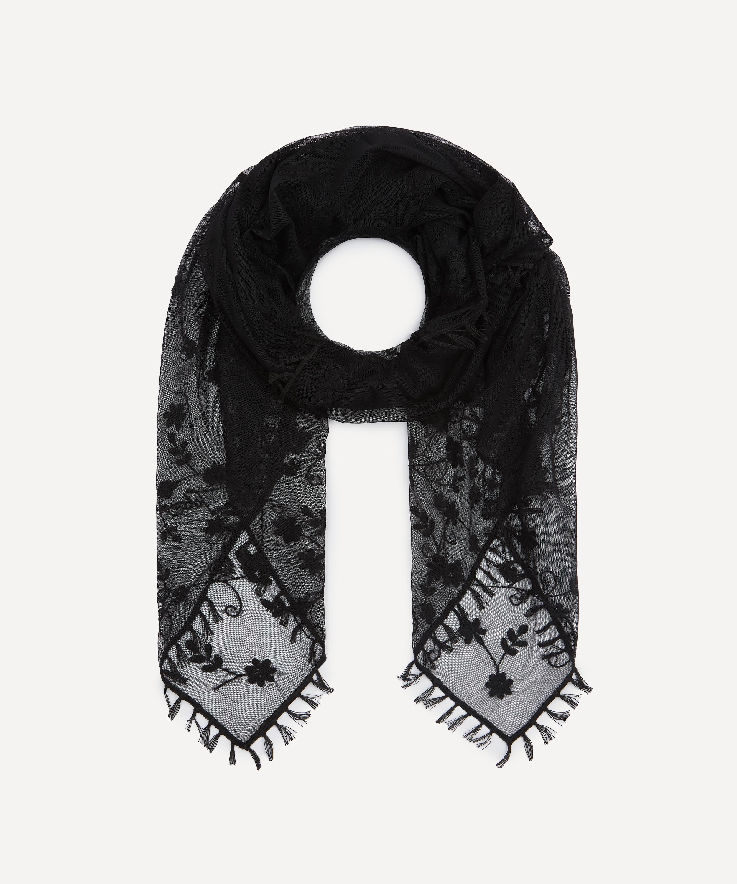 Toteme - Floral Tulle Shawl image number 0