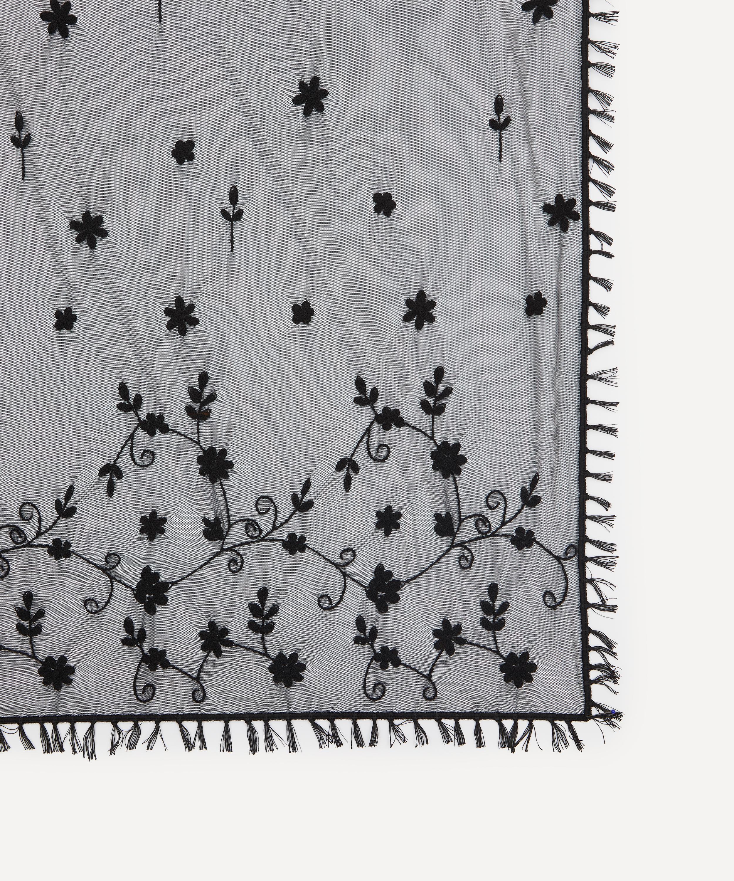 Toteme - Floral Tulle Shawl image number 2