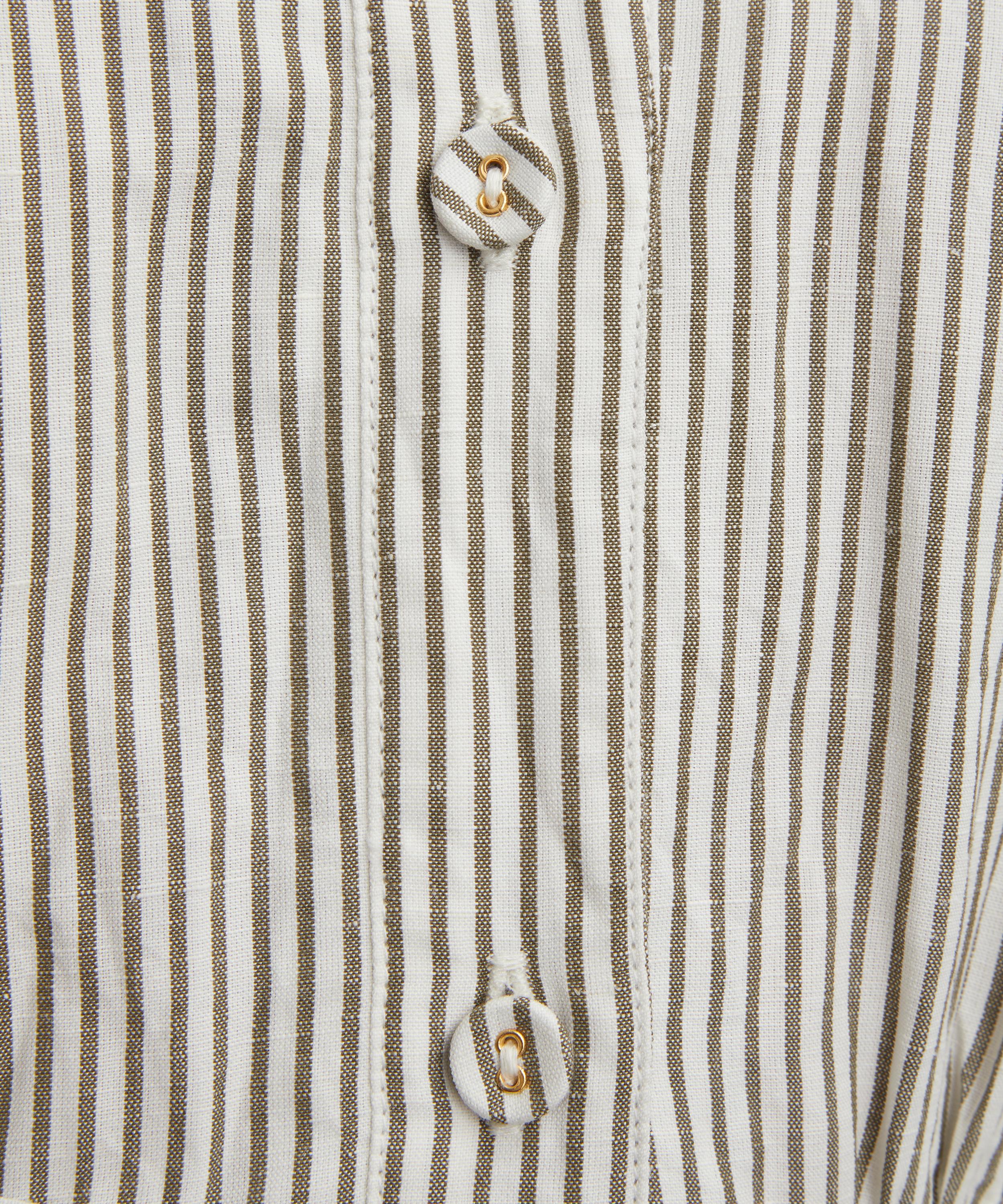 Mondo Corsini - Lucy White Moss Linen Weave Dress image number 4