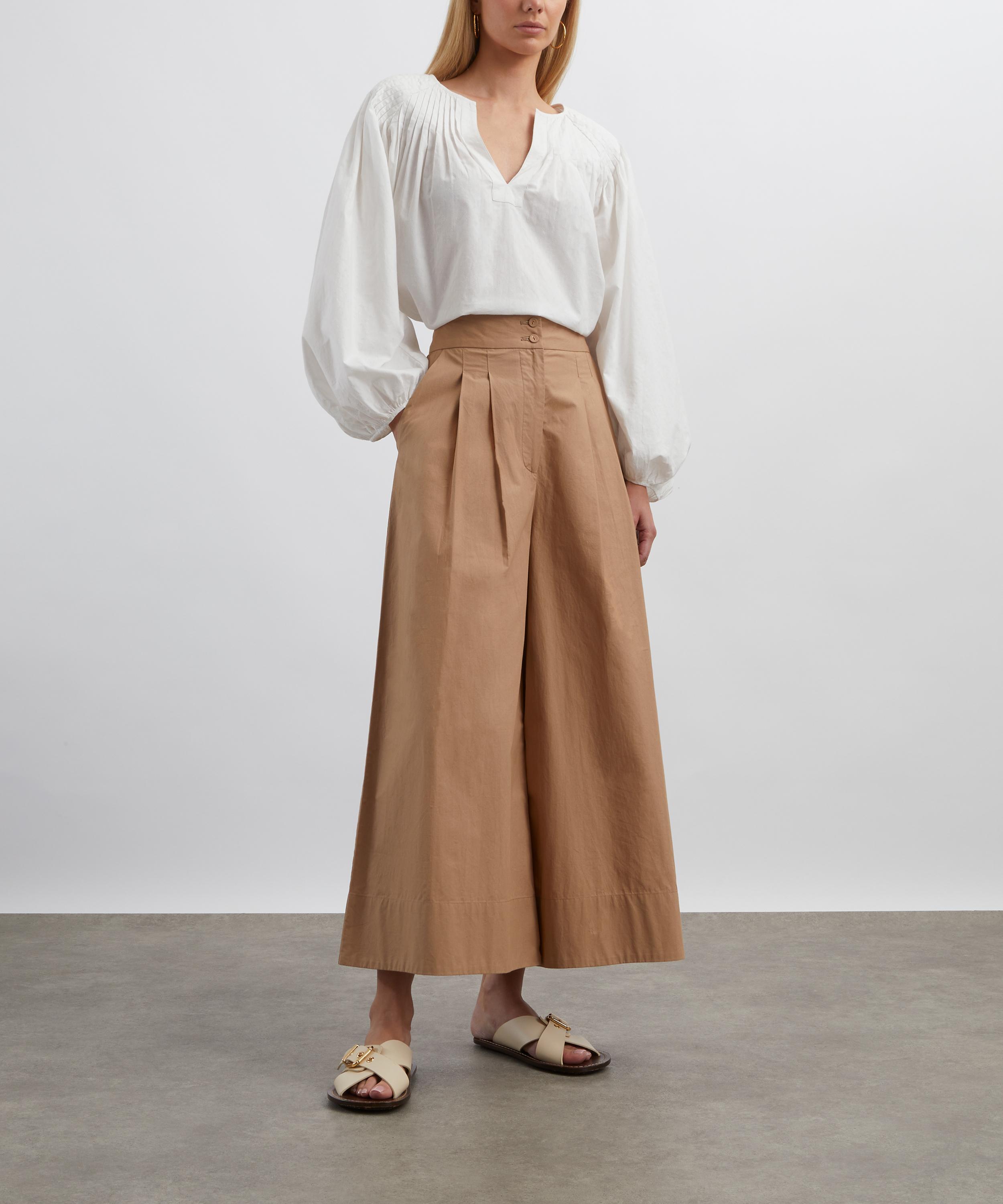 Mondo Corsini - Elizabeth White Linen Blouse image number 1