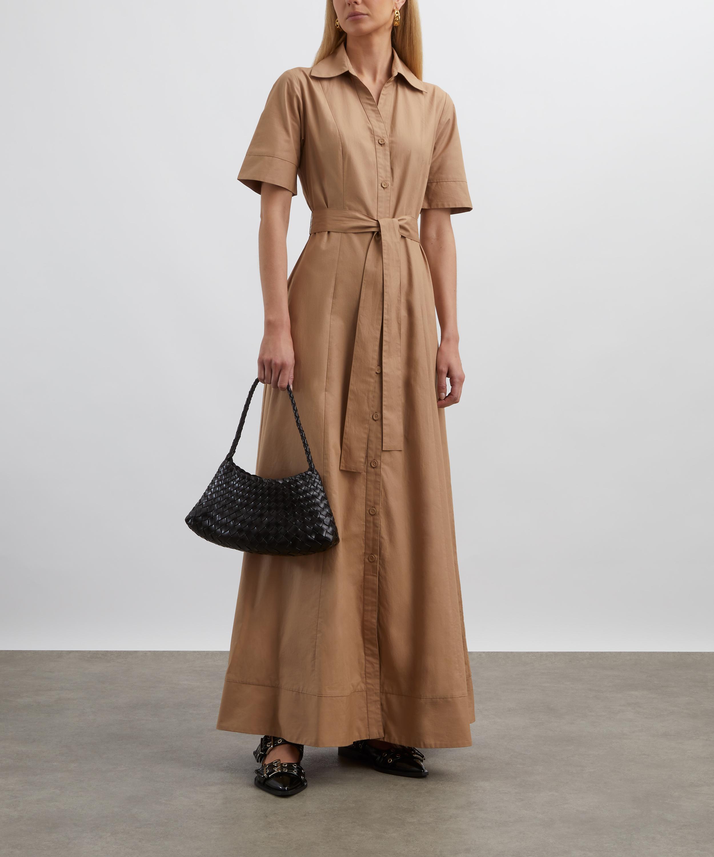 Mondo Corsini - Bodhi Cappuccino Cotton Poplin Shirt Dress image number 1