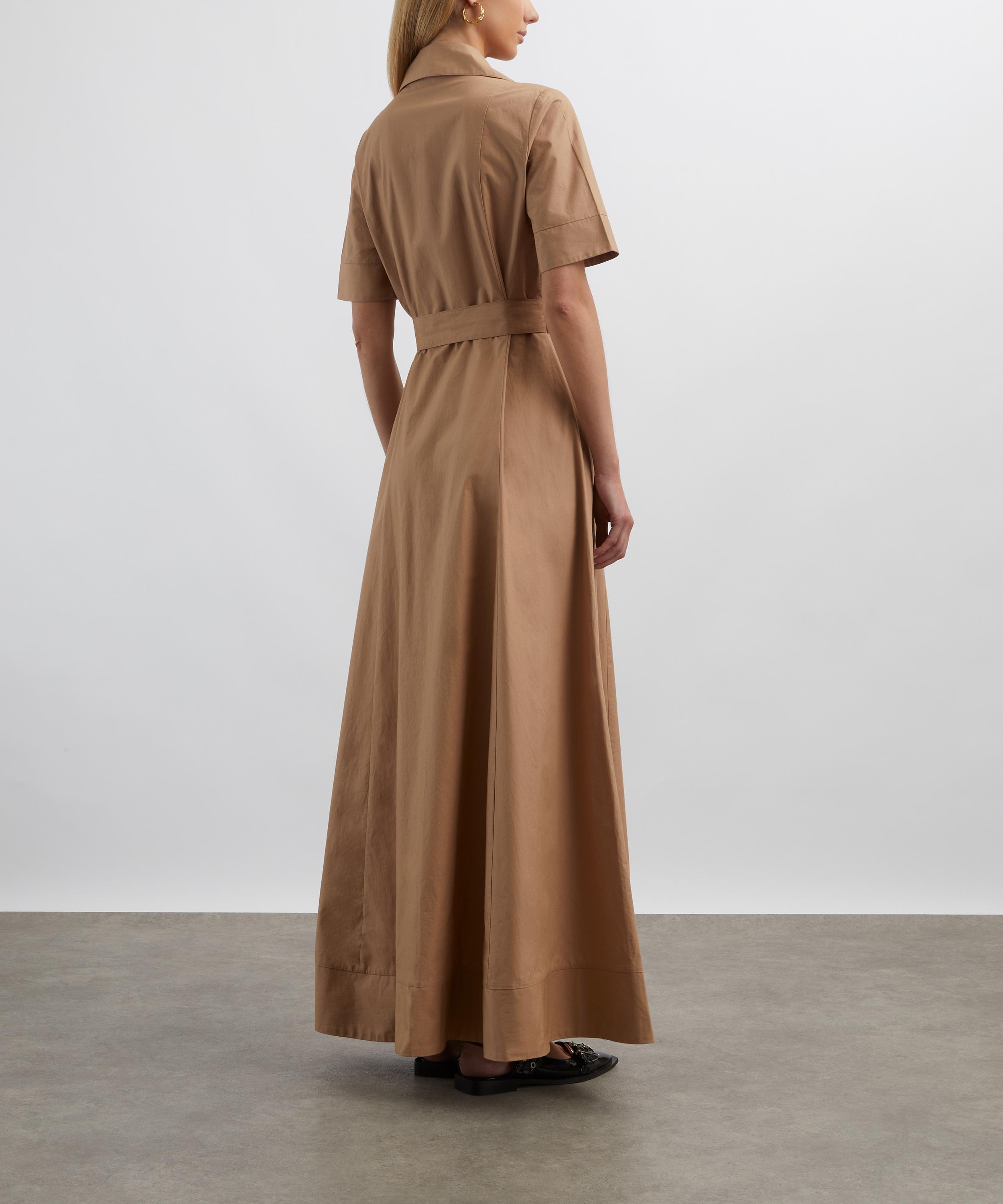Mondo Corsini - Bodhi Cappuccino Cotton Poplin Shirt Dress image number 3