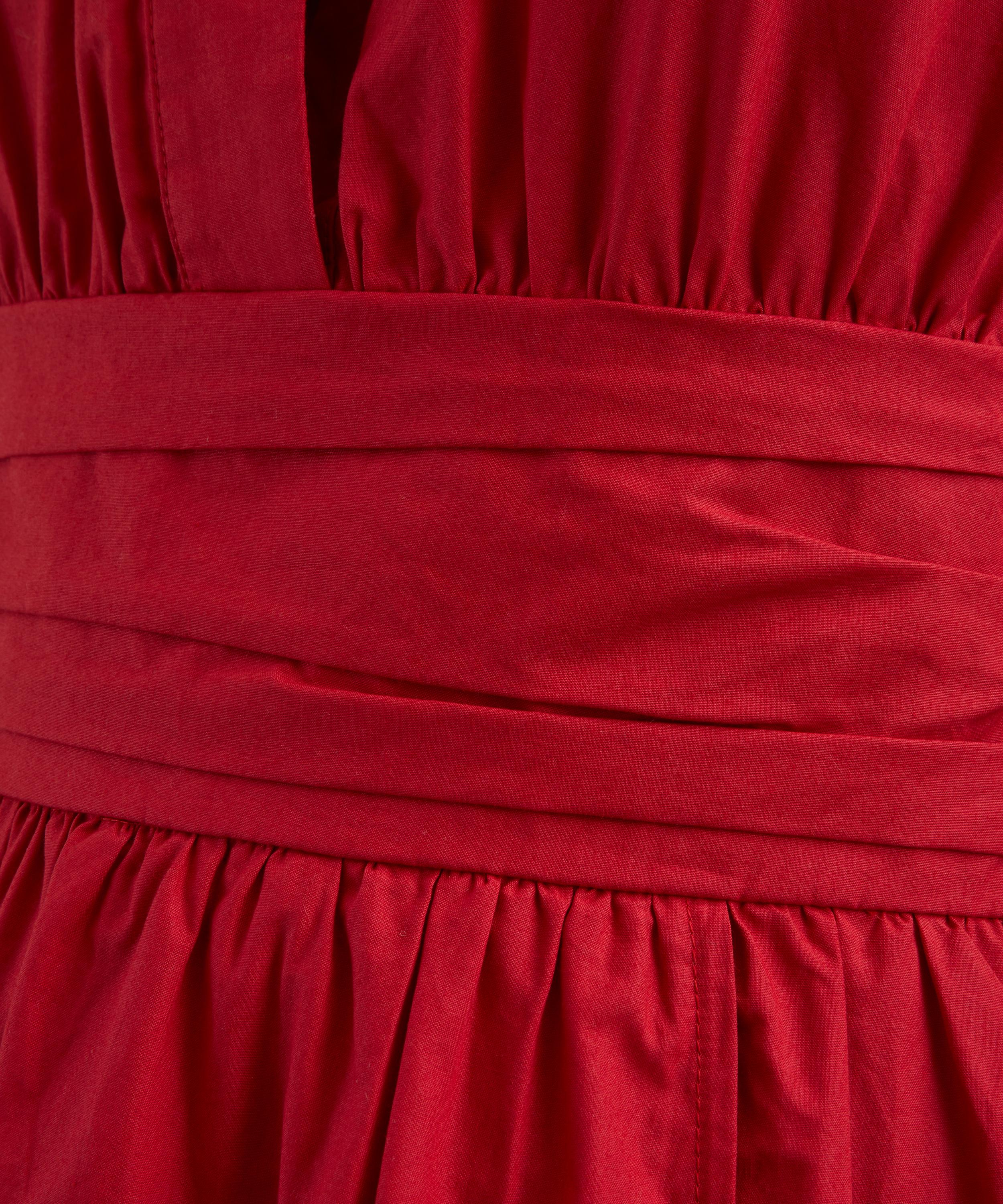 Mondo Corsini - Georgia Rossa Cotton Poplin Dress image number 4