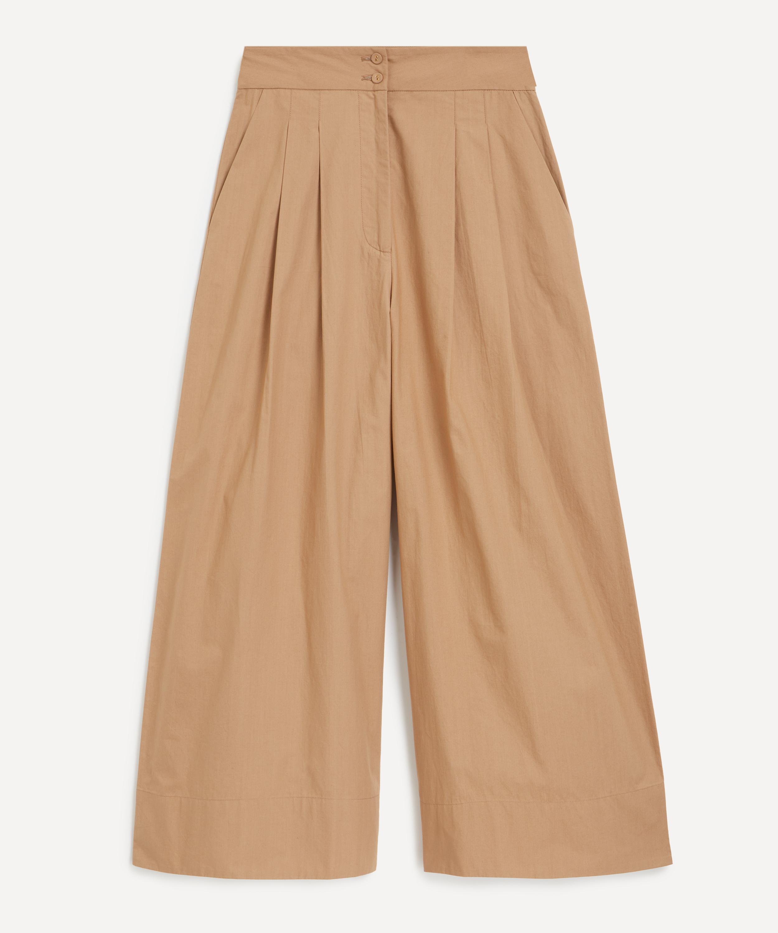 Mondo Corsini - Bateau Cappuccino Cotton Poplin Trousers