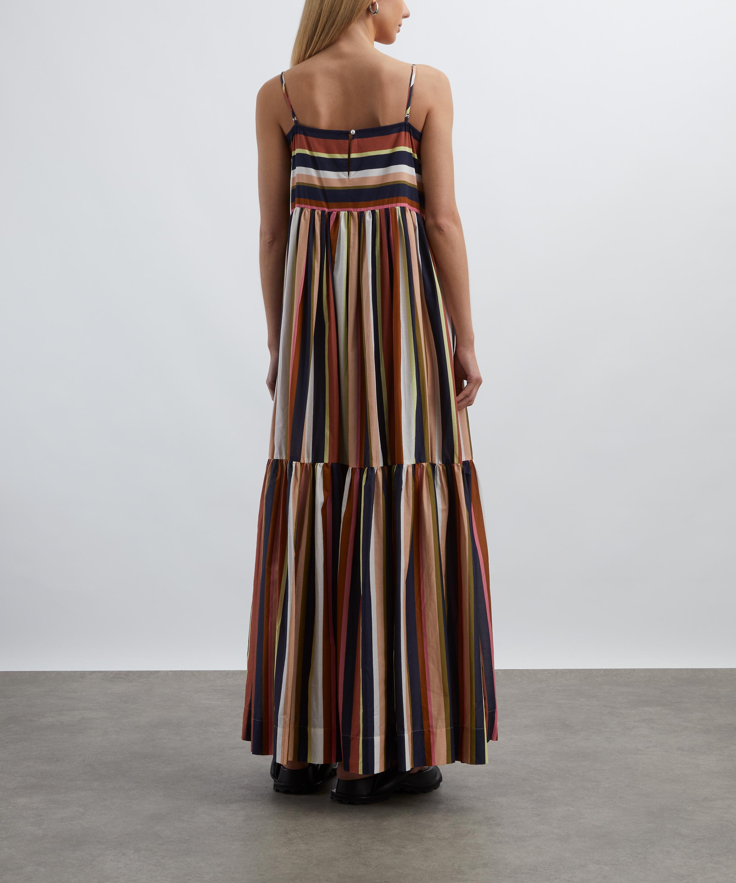 Mondo Corsini - Dorothy Italian Stripe Cotton Poplin Maxi Dress image number 3