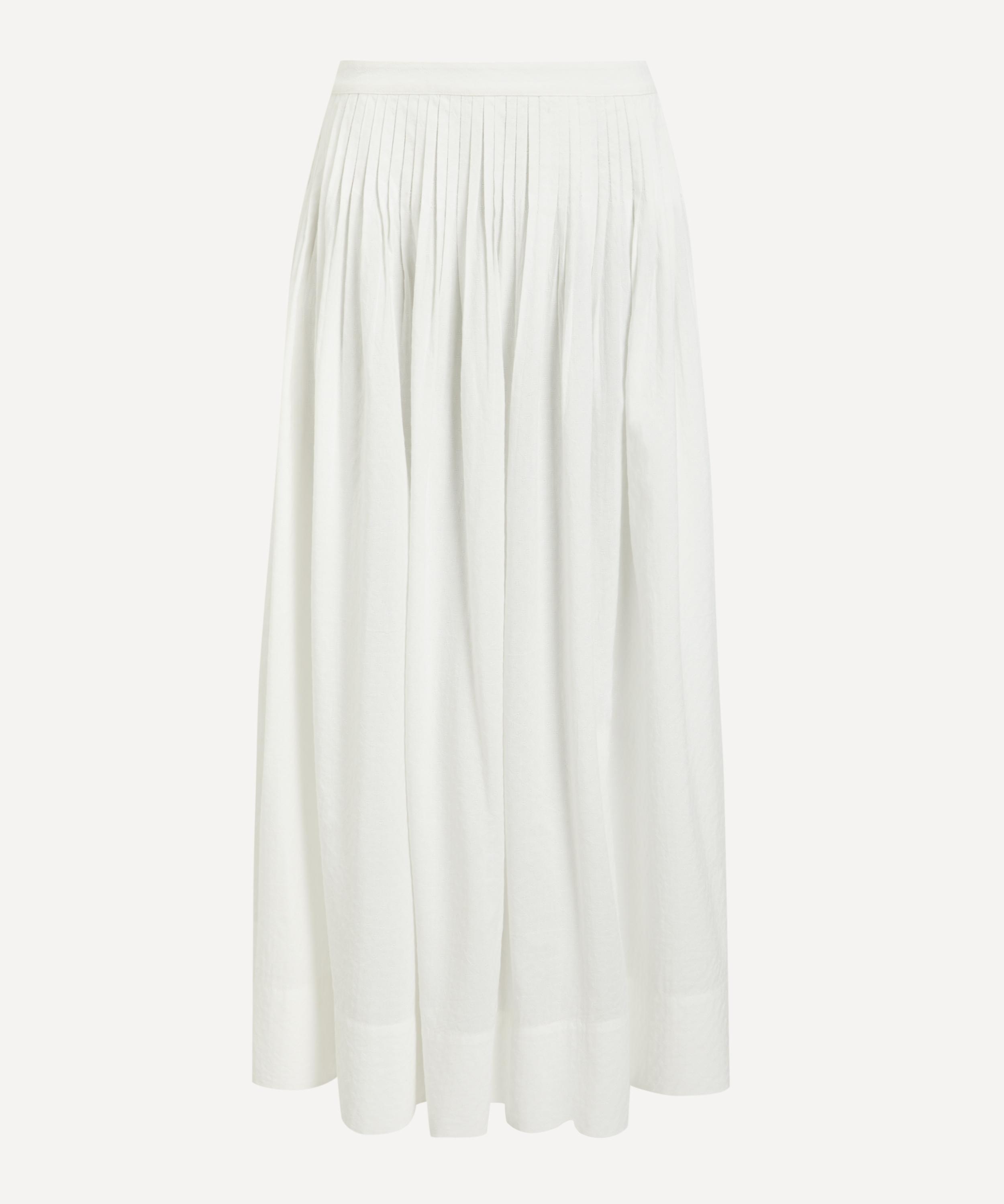Mondo Corsini - Suki White Dot Cotton Skirt image number 0