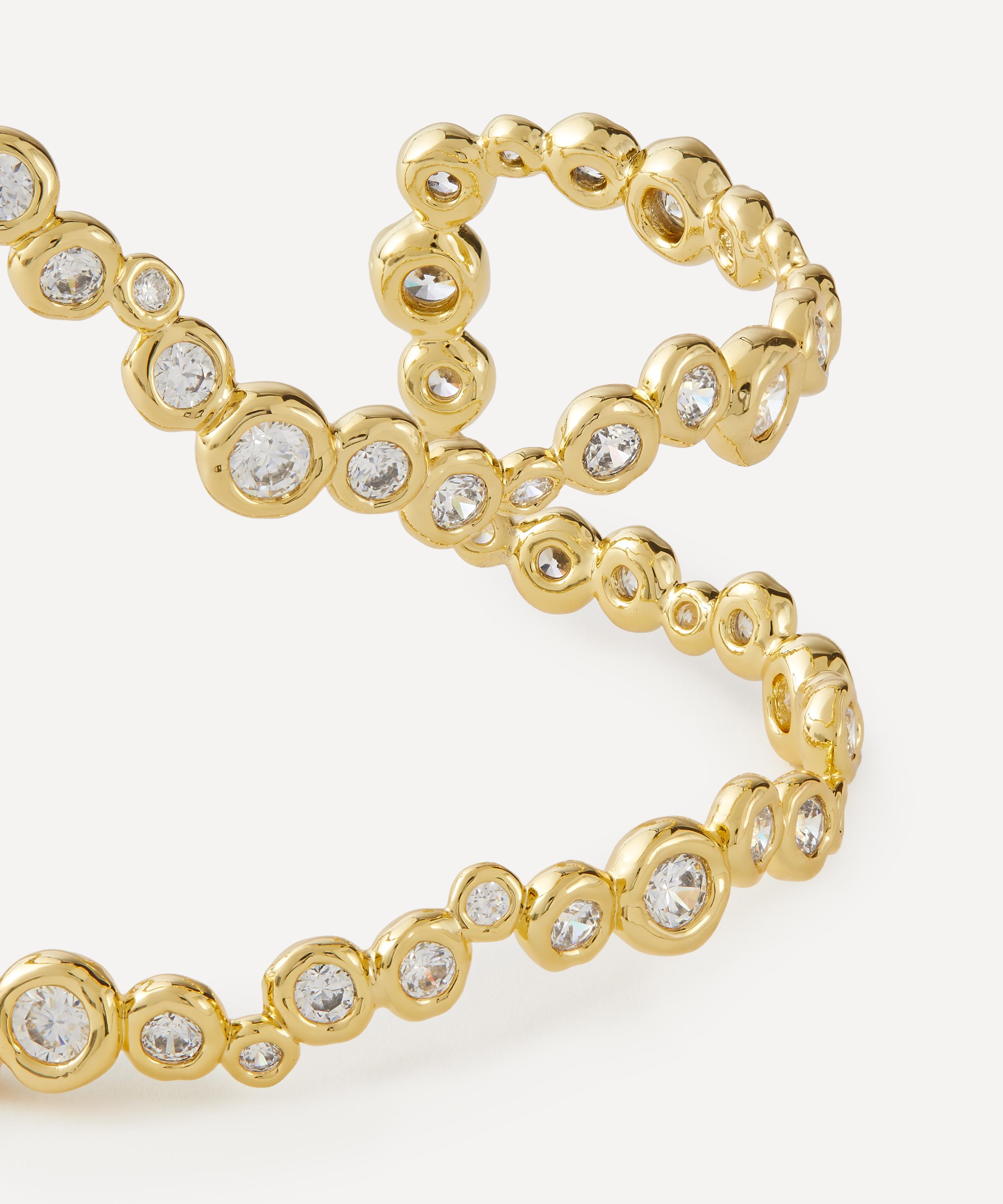 Alexis Bittar - 14ct Gold-Plated Asterales Open Wave Cuff Bracelet image number 1