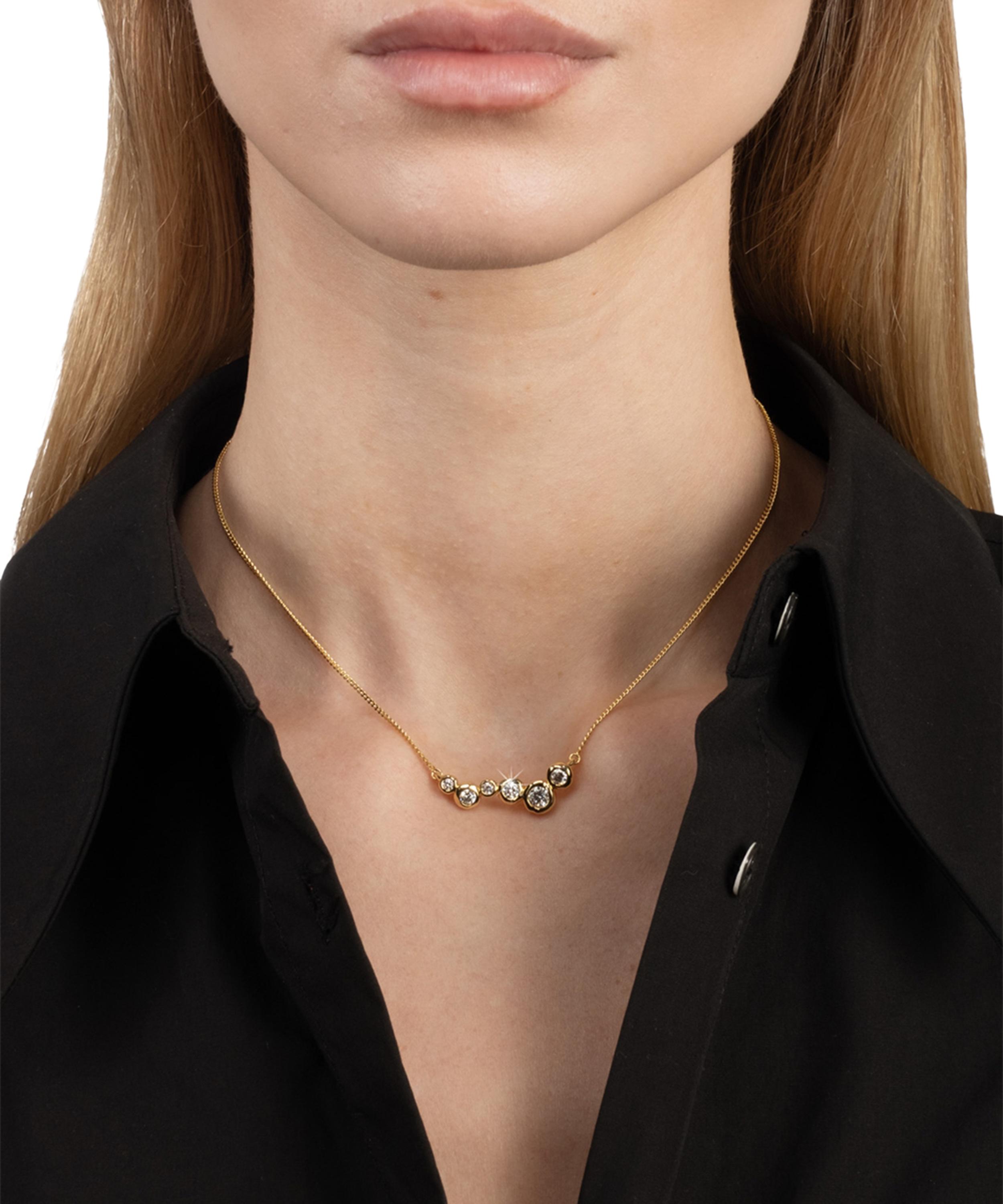 Alexis Bittar - 14ct Gold-Plated Asterales Cubic Zirconia Constellation Necklace image number 1