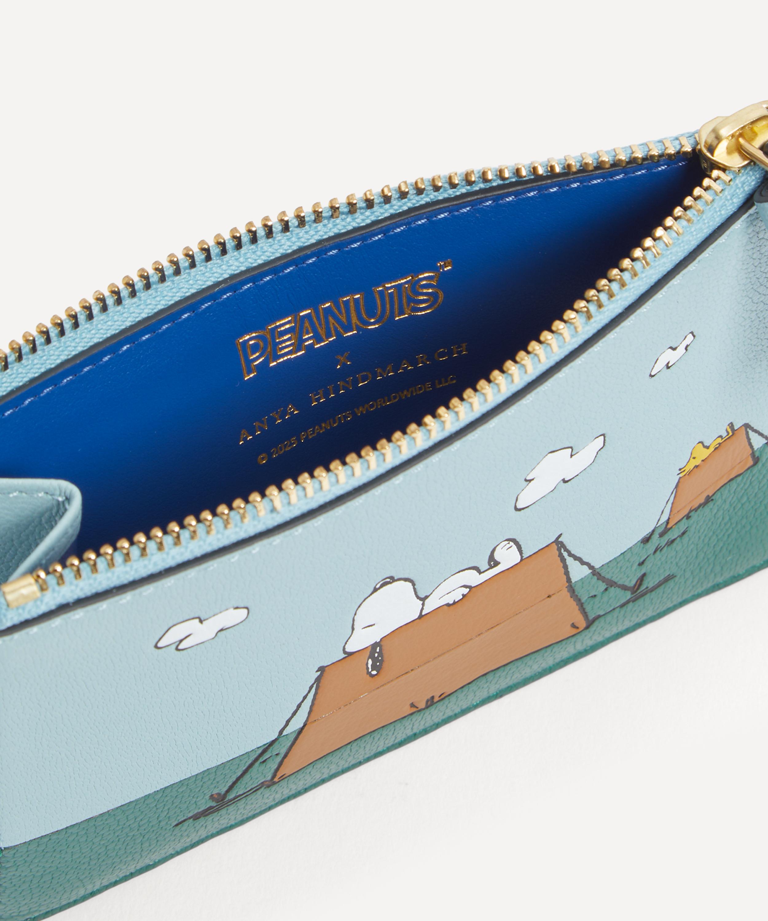Anya Hindmarch - x Peanuts Snoopy Zipped Leather Card Case image number 4