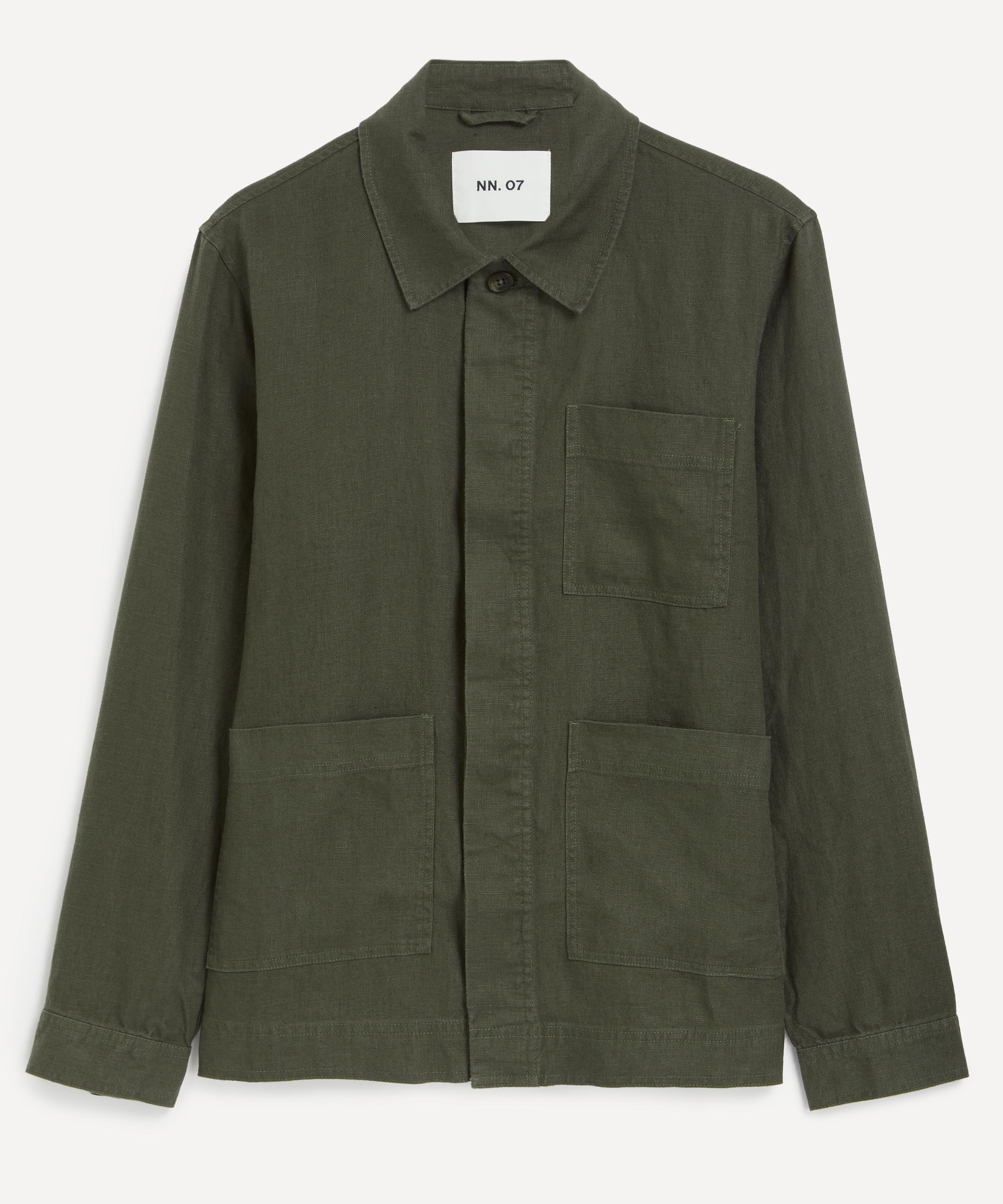 NN07 - Olav Linen Workwear Overshirt image number 0