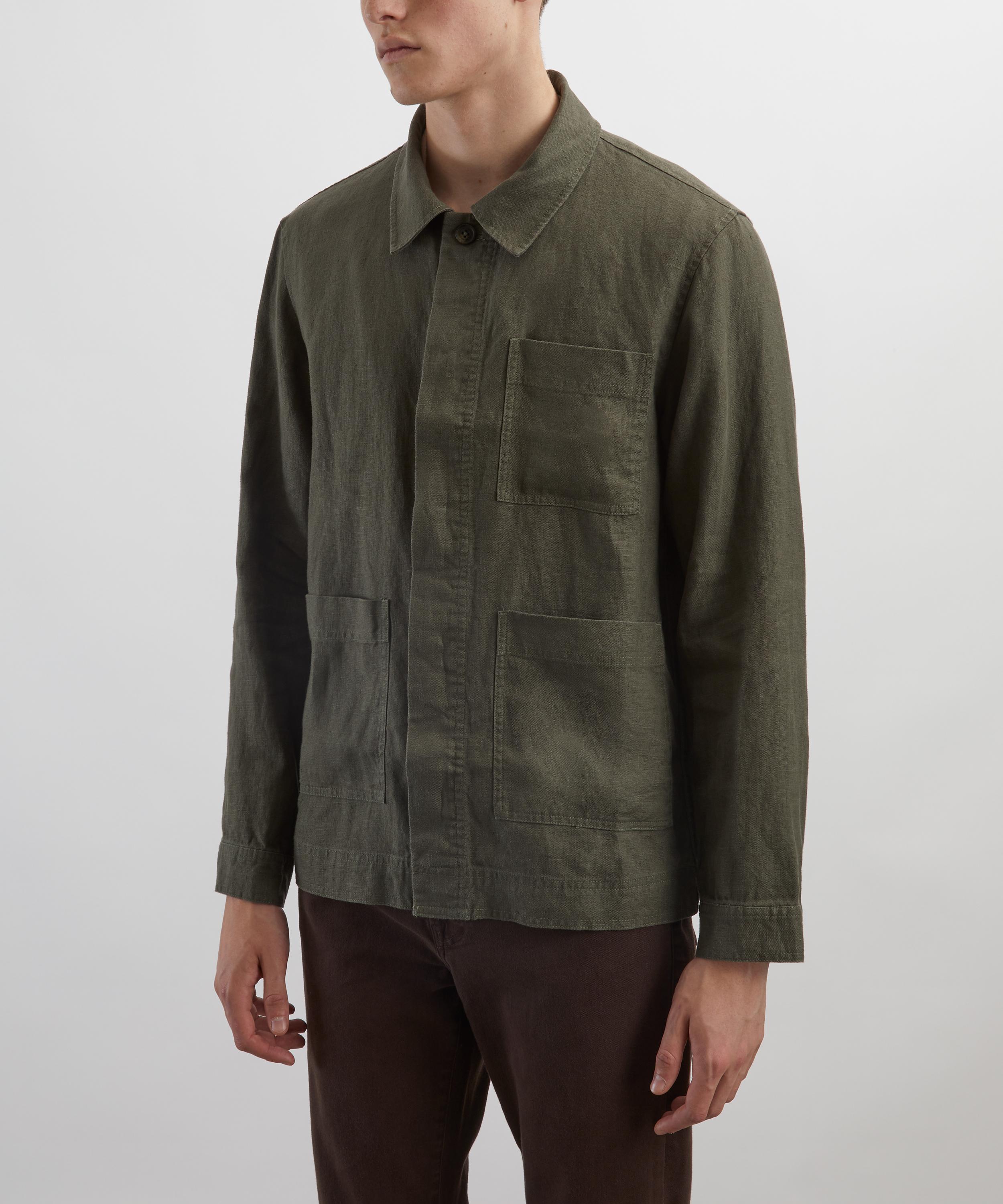 NN07 - Olav Linen Workwear Overshirt image number 2