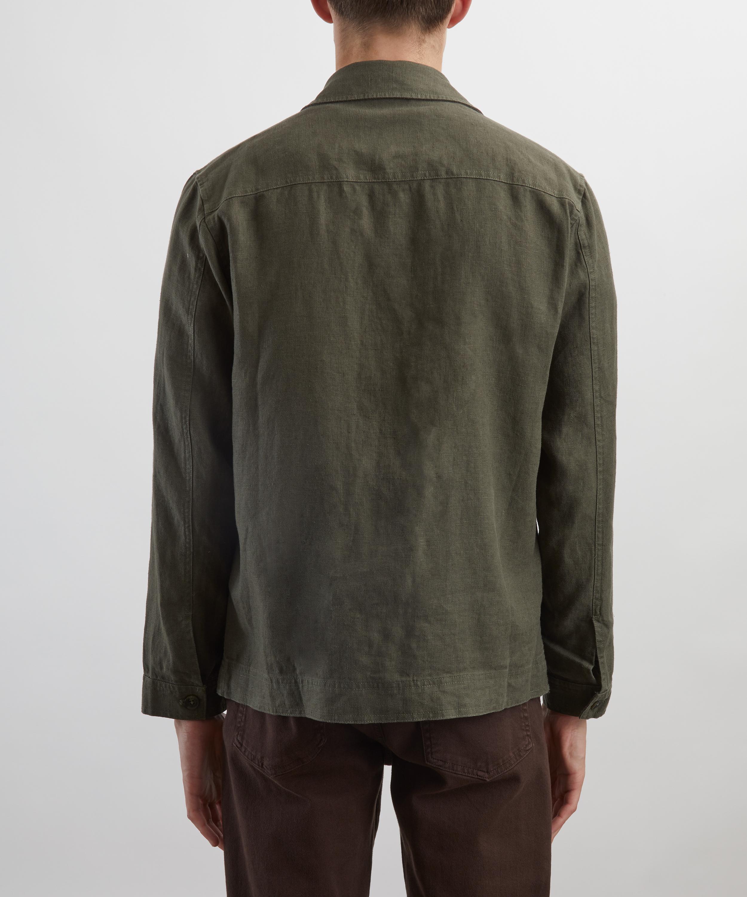 NN07 - Olav Linen Workwear Overshirt image number 3