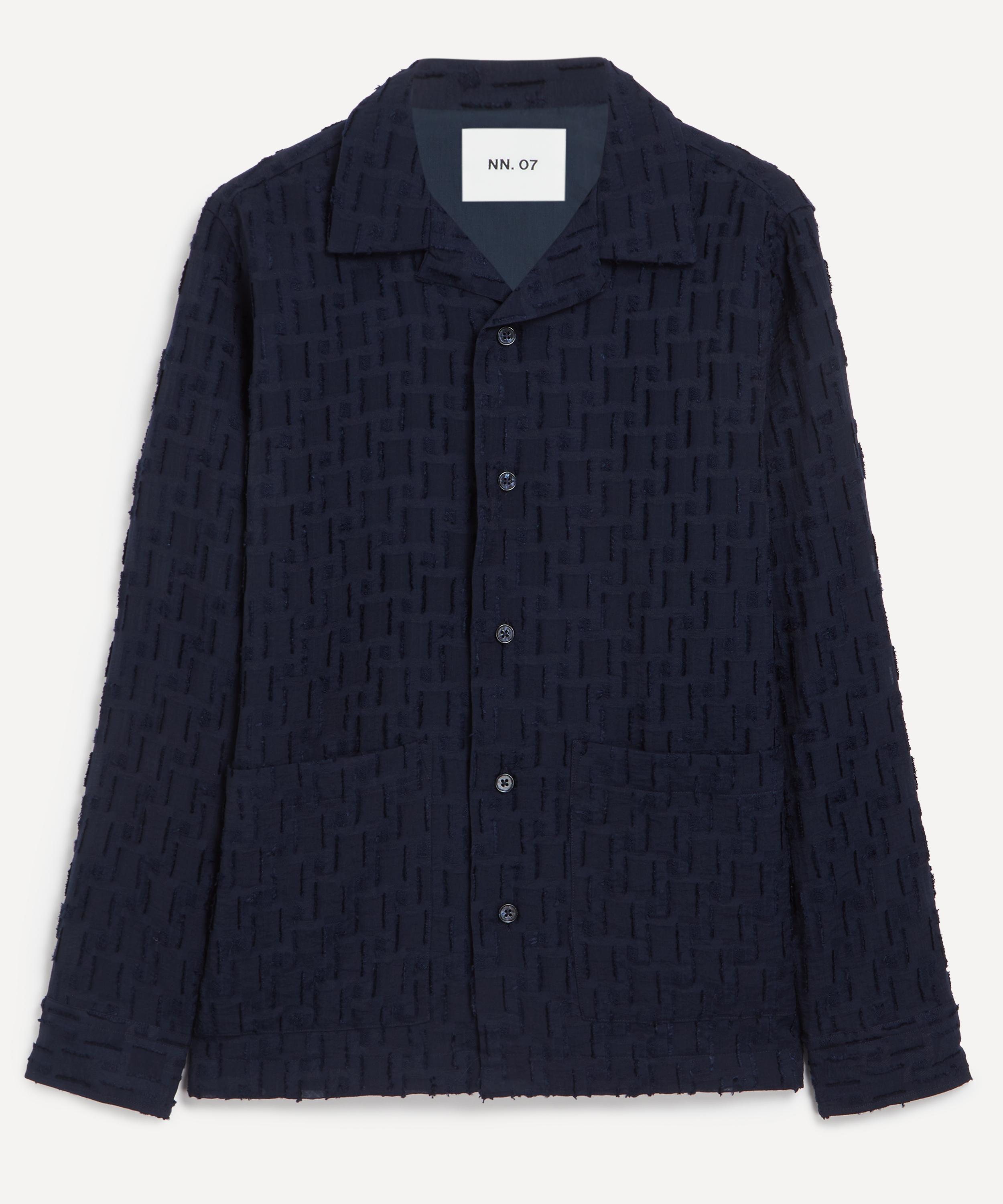 NN07 - Hank Fil-Coupé Jacquard Overshirt image number 0