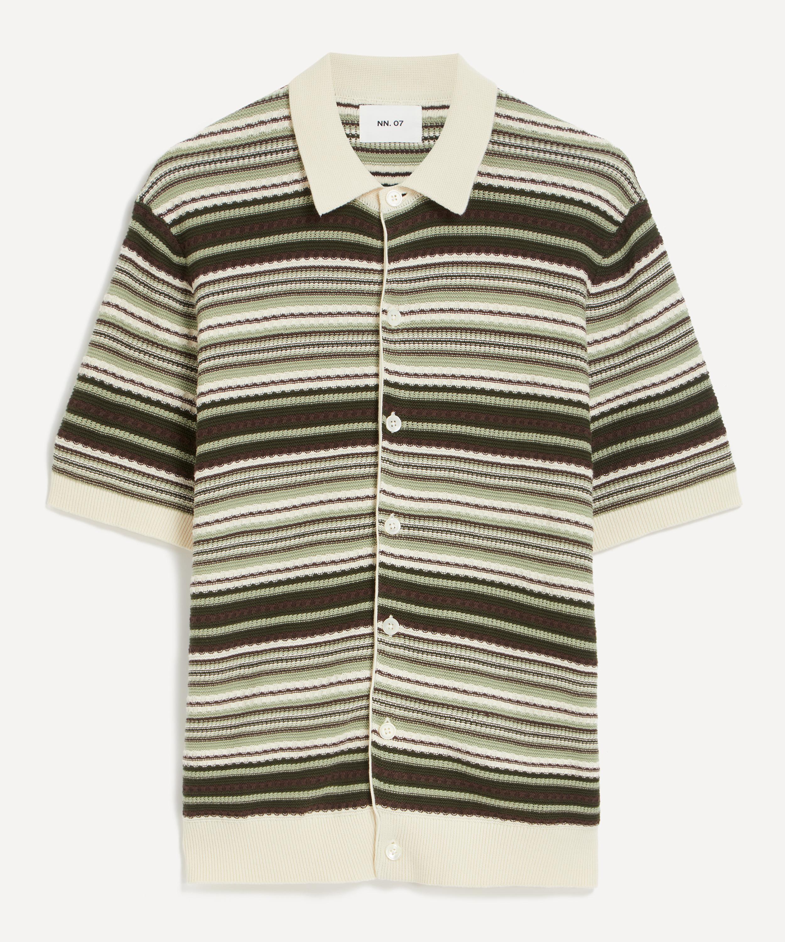 NN07 - Nolan Textured Cardigan Polo