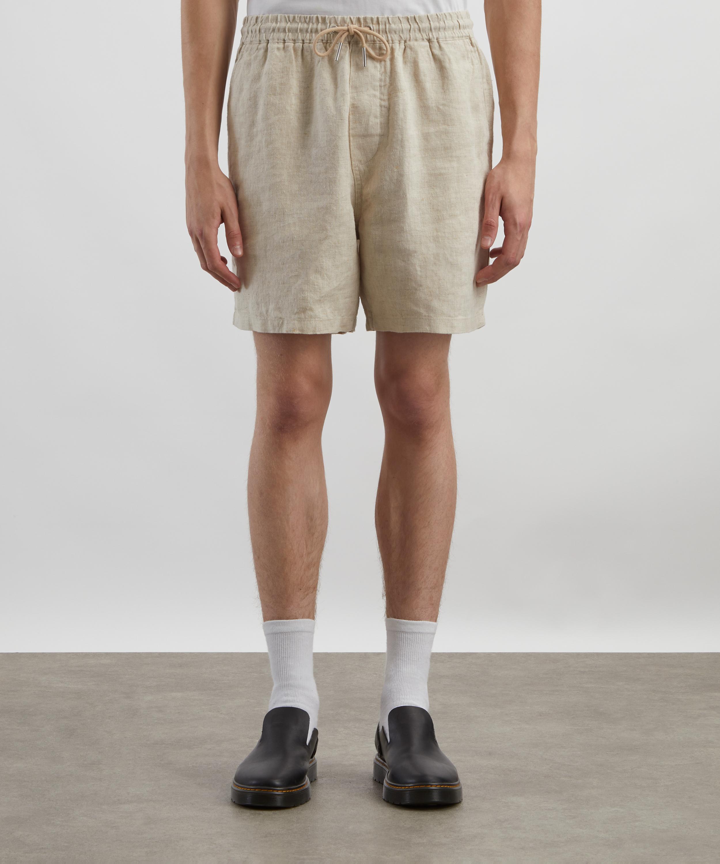 NN07 - Gregor Casual Drawstring Linen Shorts image number 2