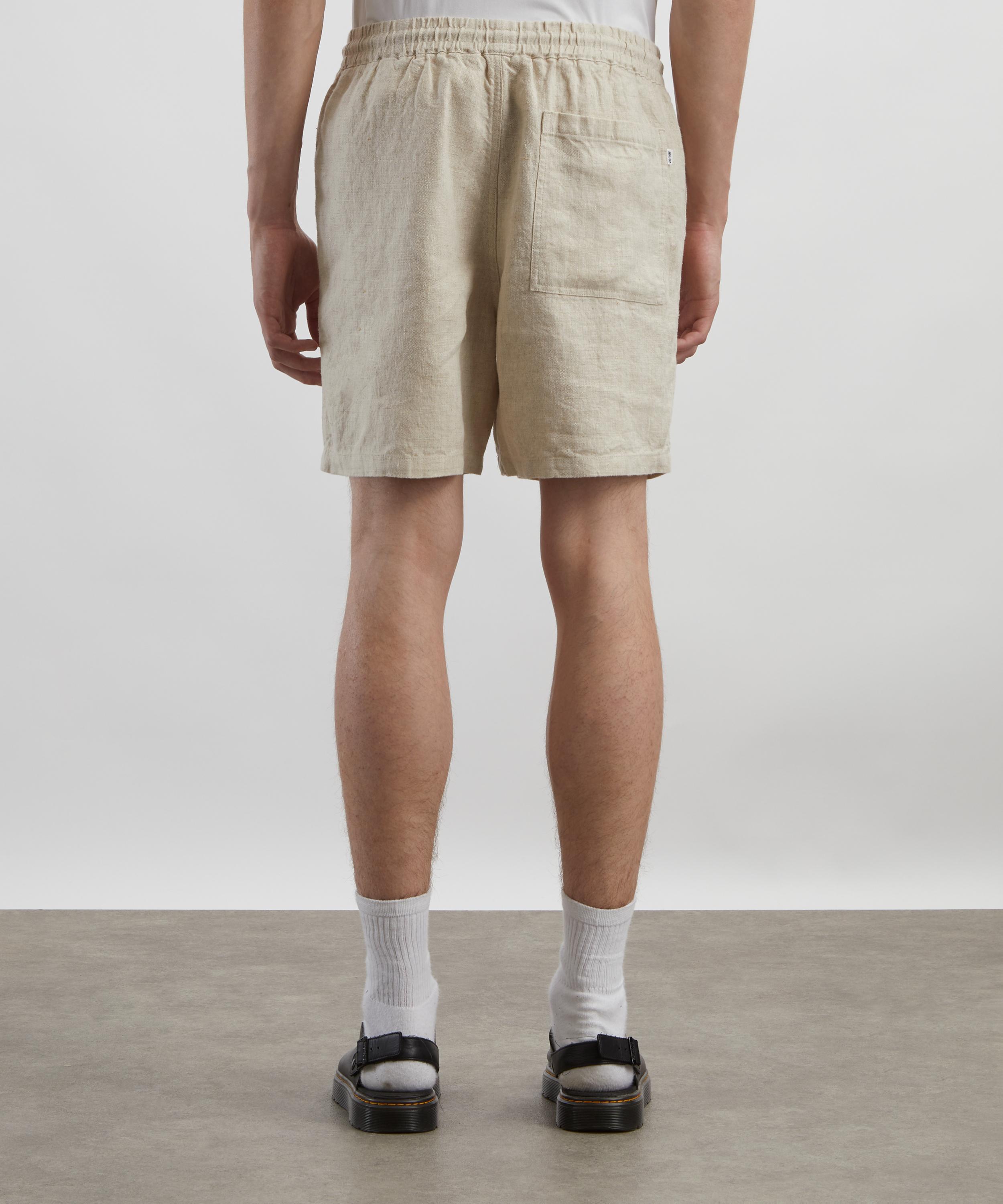 NN07 - Gregor Casual Drawstring Linen Shorts image number 3