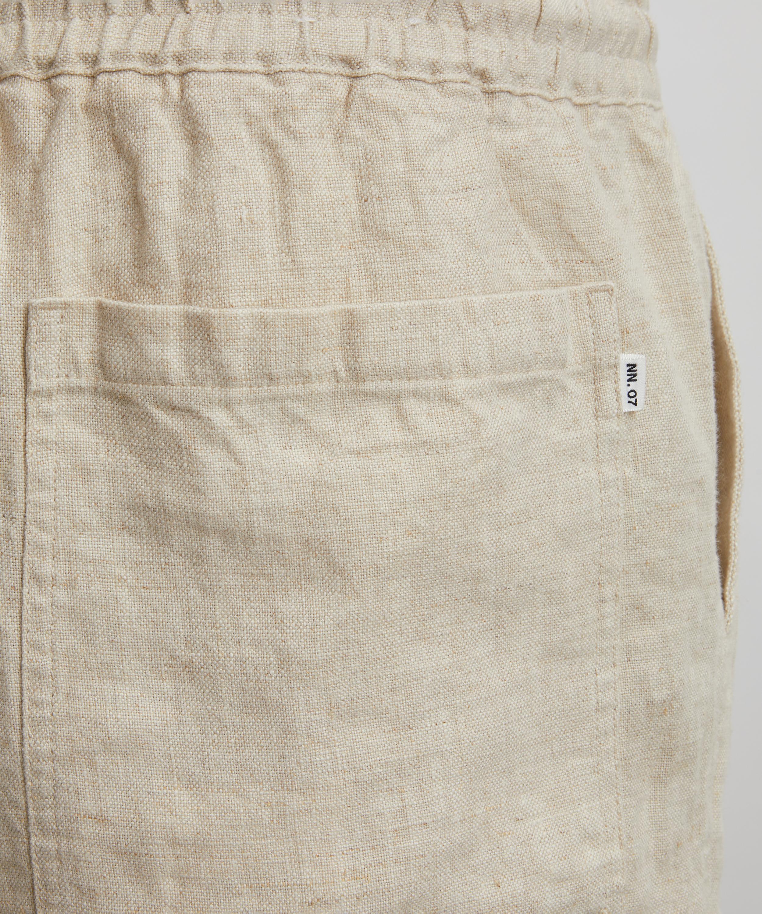 NN07 - Gregor Casual Drawstring Linen Shorts image number 4