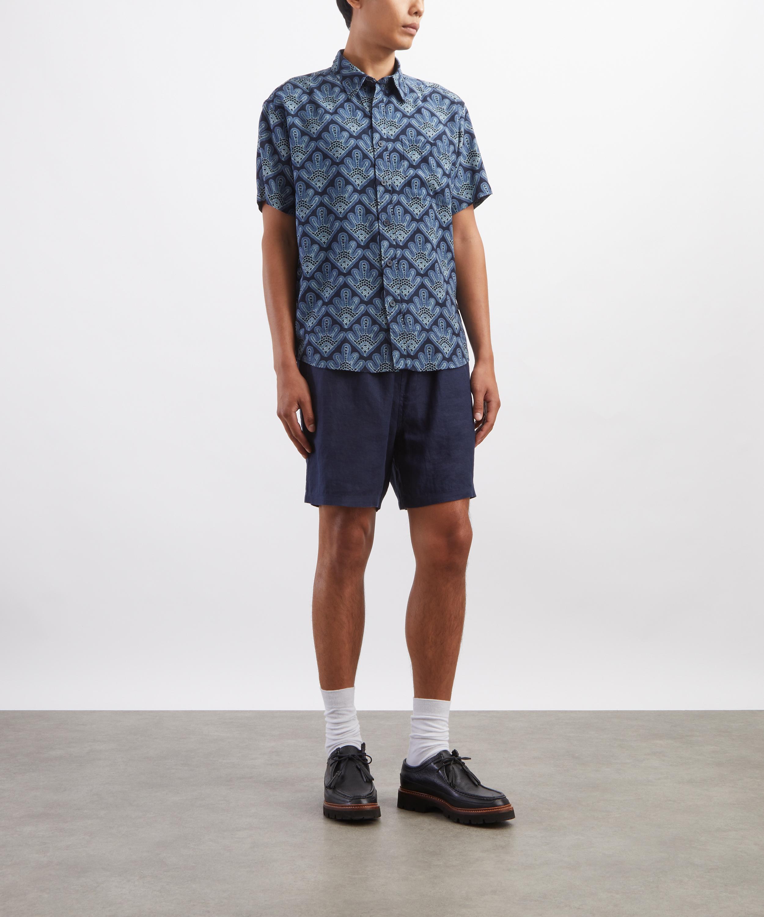 NN07 - Gregor Casual Drawstring Linen Shorts image number 1