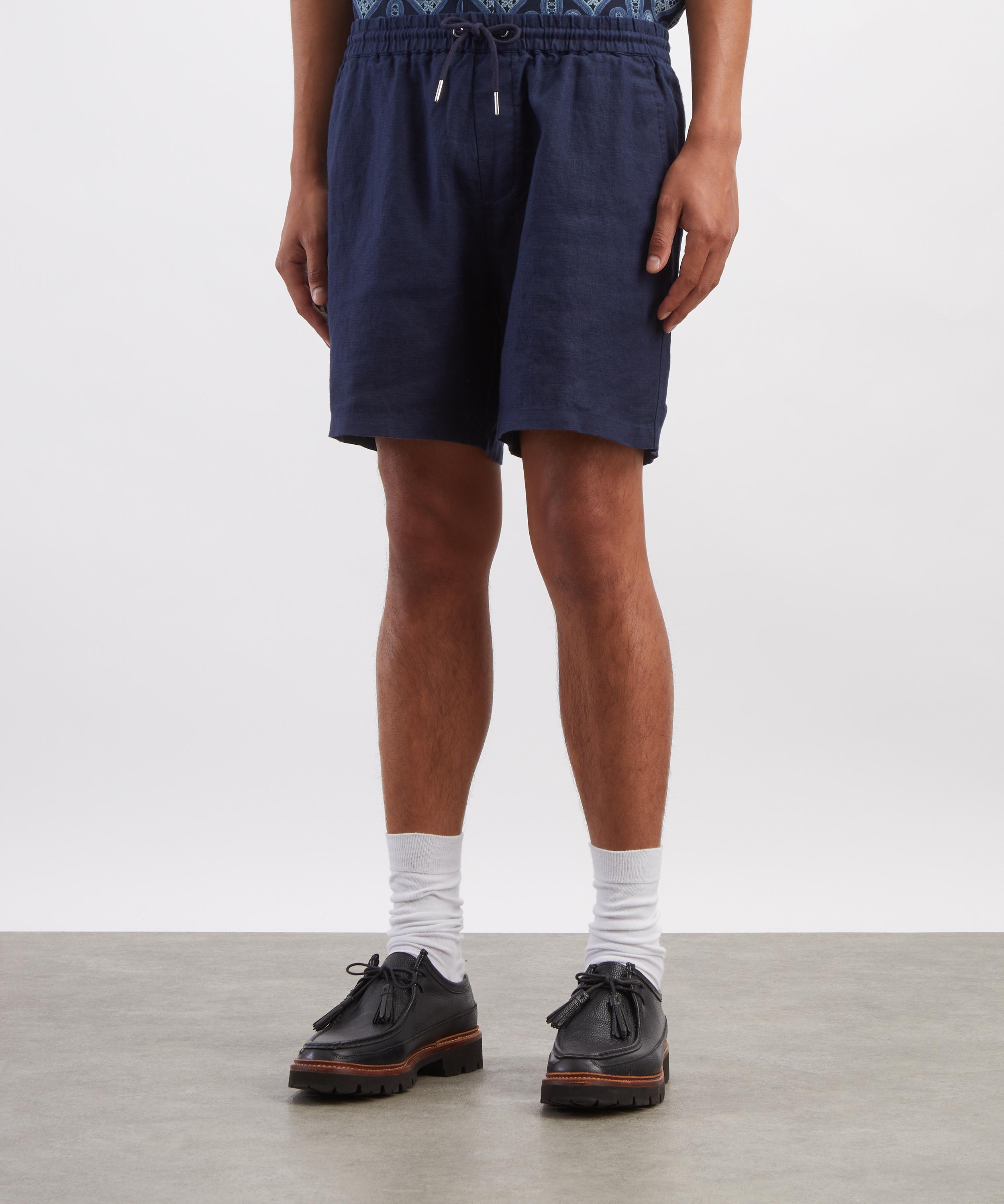 NN07 - Gregor Casual Drawstring Linen Shorts image number 2