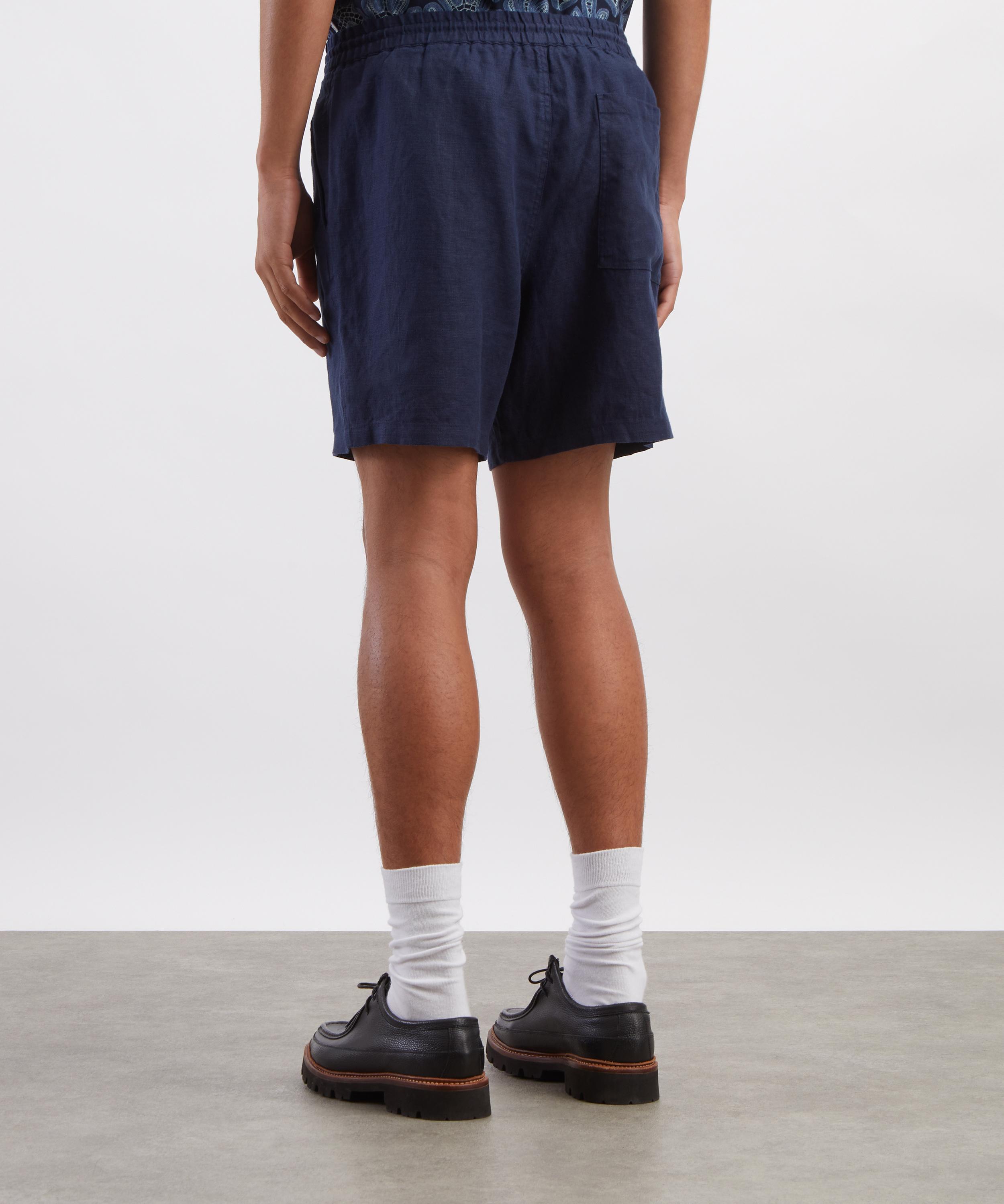 NN07 - Gregor Casual Drawstring Linen Shorts image number 3