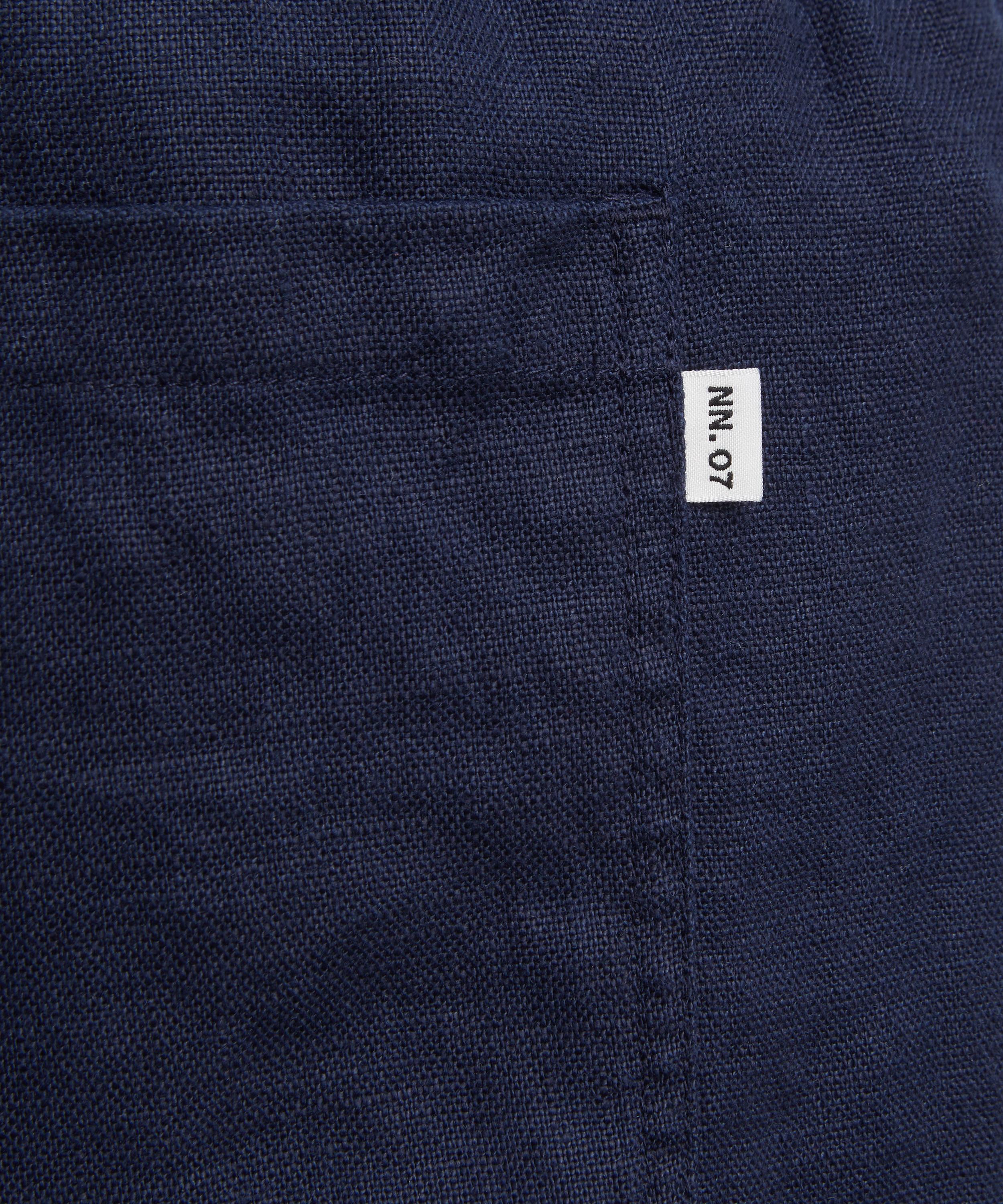 NN07 - Gregor Casual Drawstring Linen Shorts image number 4