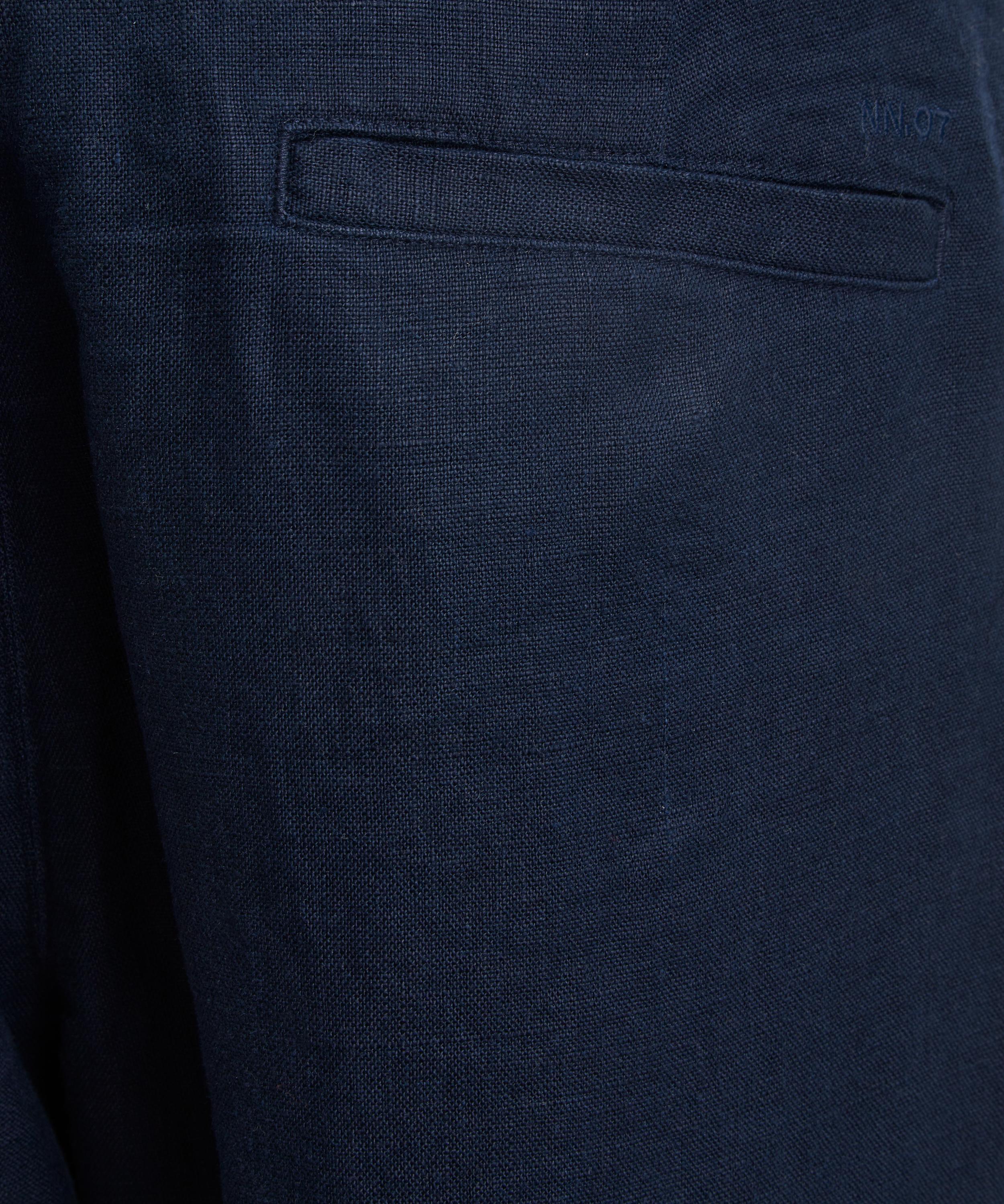 NN07 - Aden Straight-Leg Linen Trousers image number 4