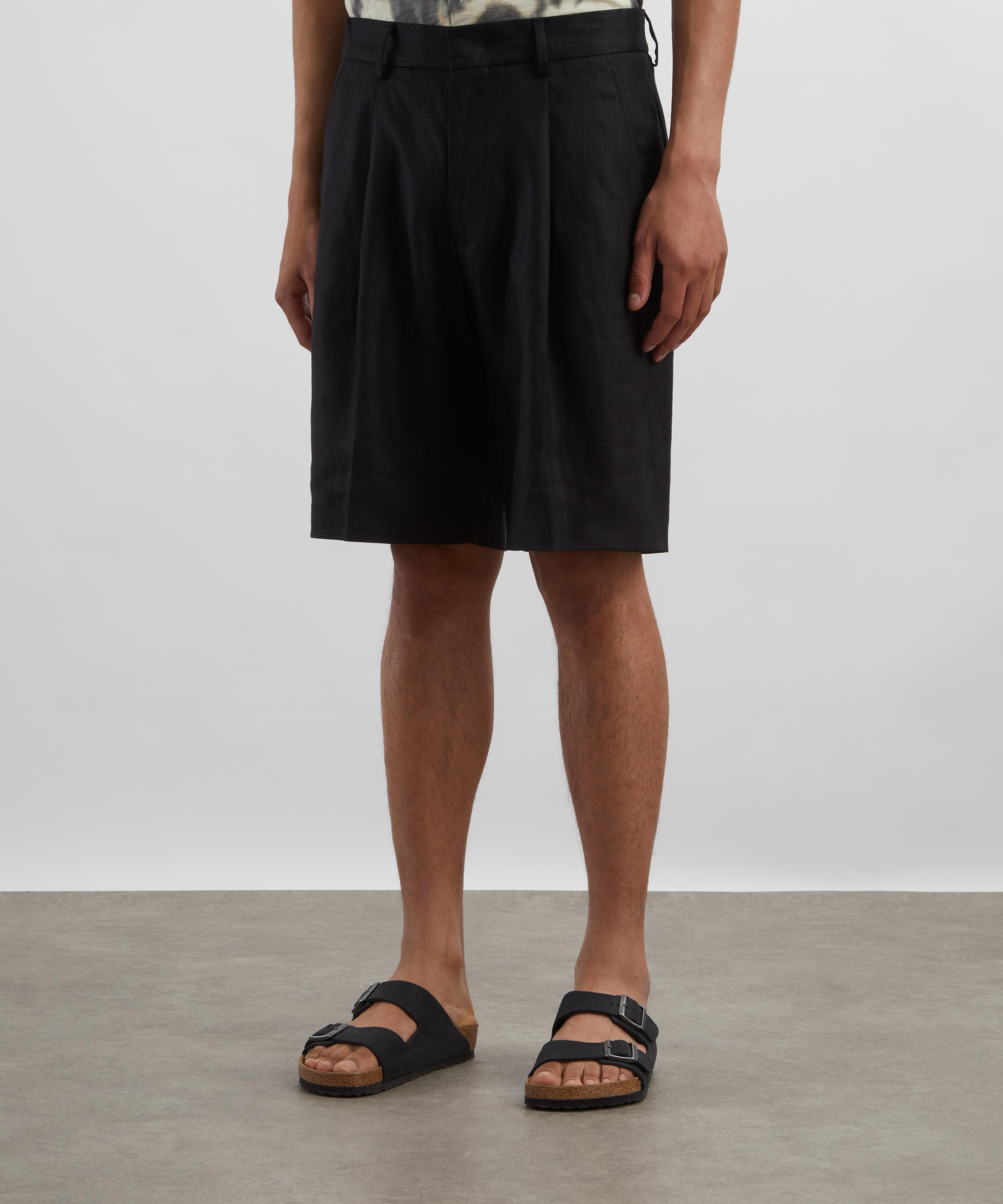 NN07 - Kay Relaxed Fit Linen Shorts image number 2