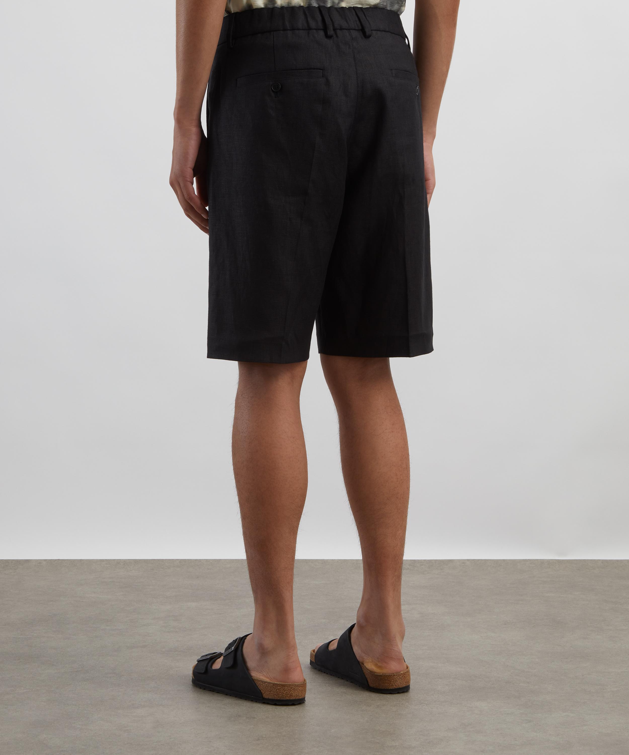 NN07 - Kay Relaxed Fit Linen Shorts image number 3