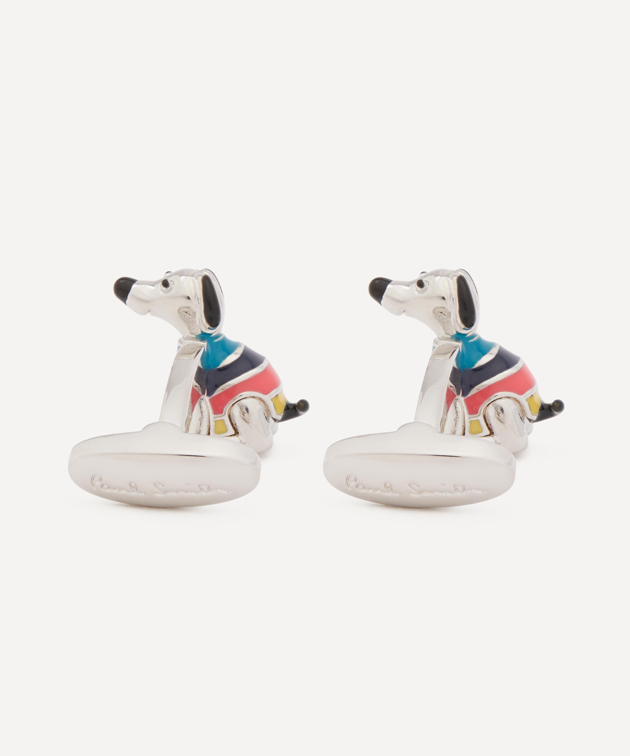 Paul Smith - Stripe Jumper Dog Cufflinks image number 2