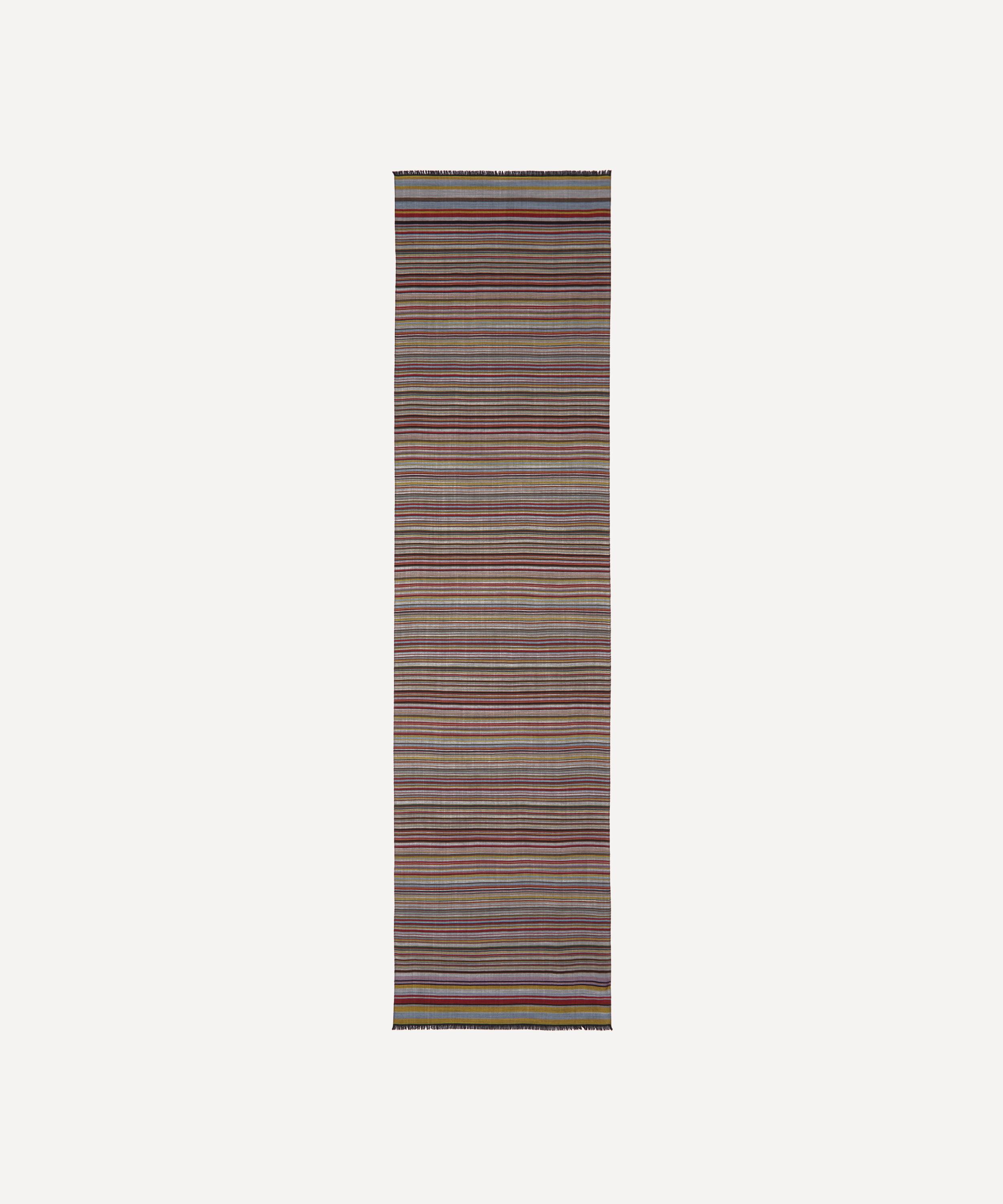 Paul Smith - Signature Stripe Silk-Wool Blend Scarf