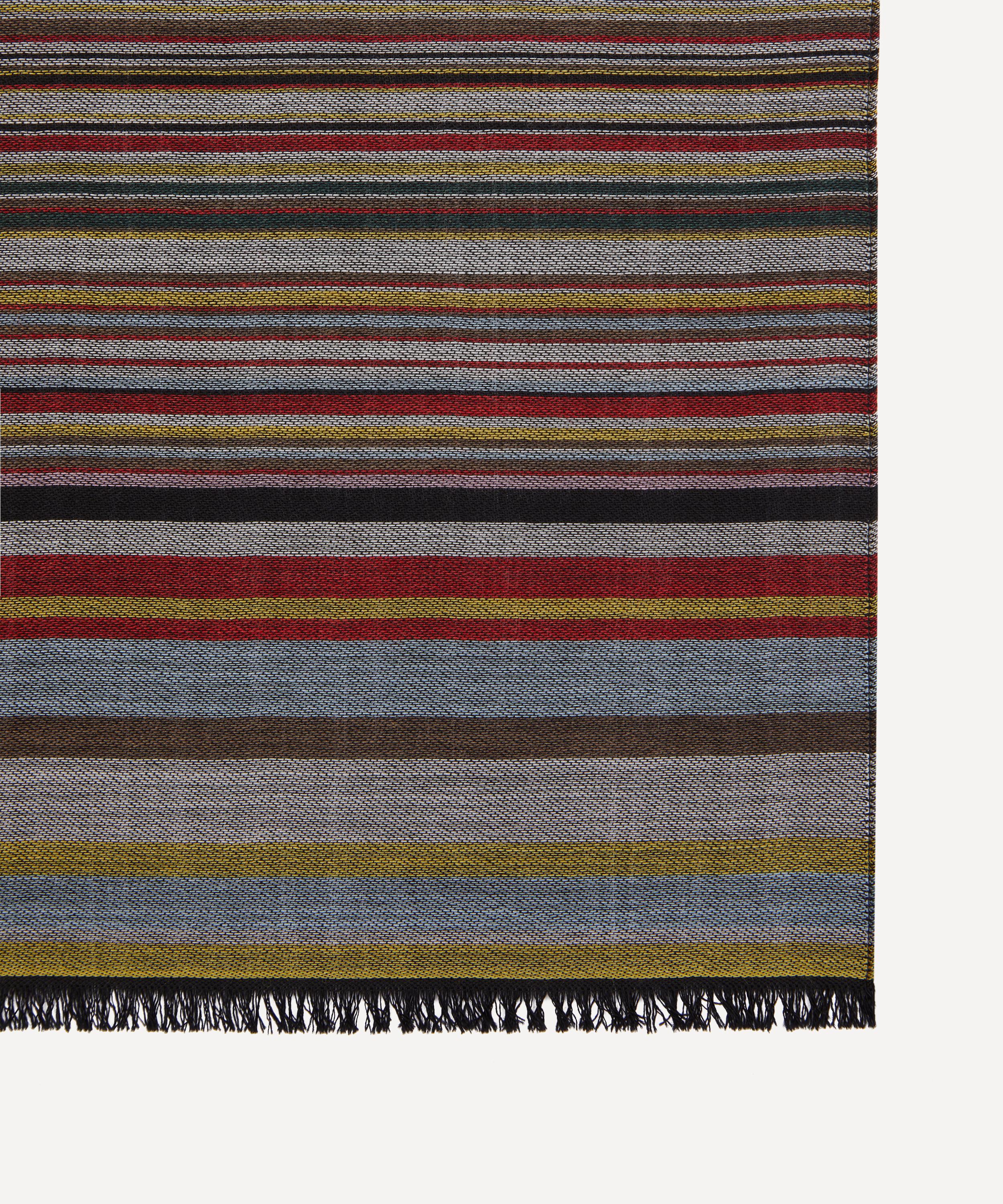 Paul Smith - Signature Stripe Silk-Wool Blend Scarf image number 2