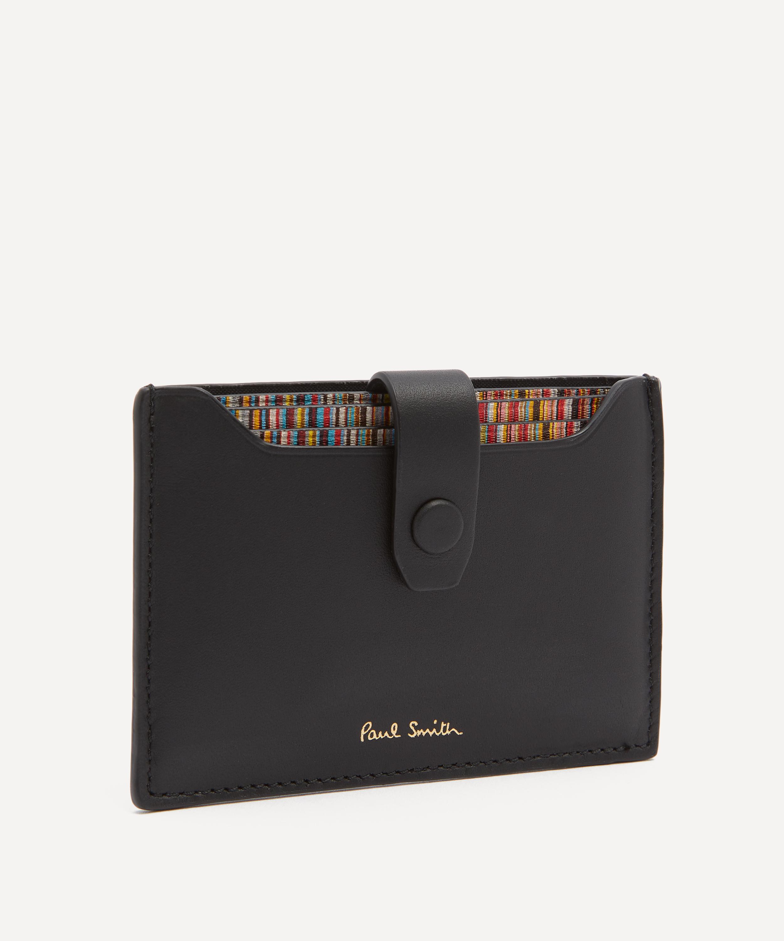 Paul Smith - Black Leather Credit Card Holder image number 1