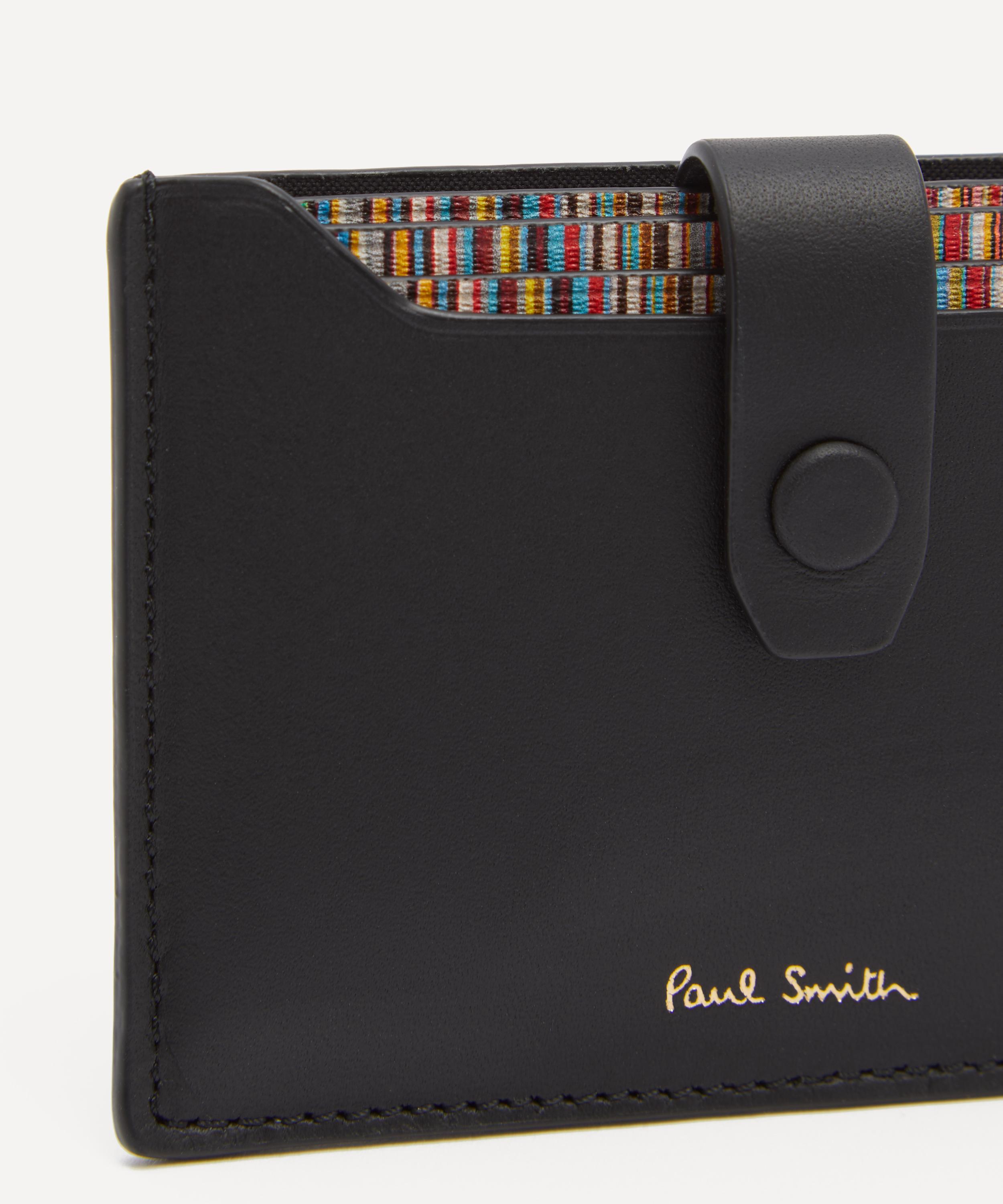 Paul Smith - Black Leather Credit Card Holder image number 3