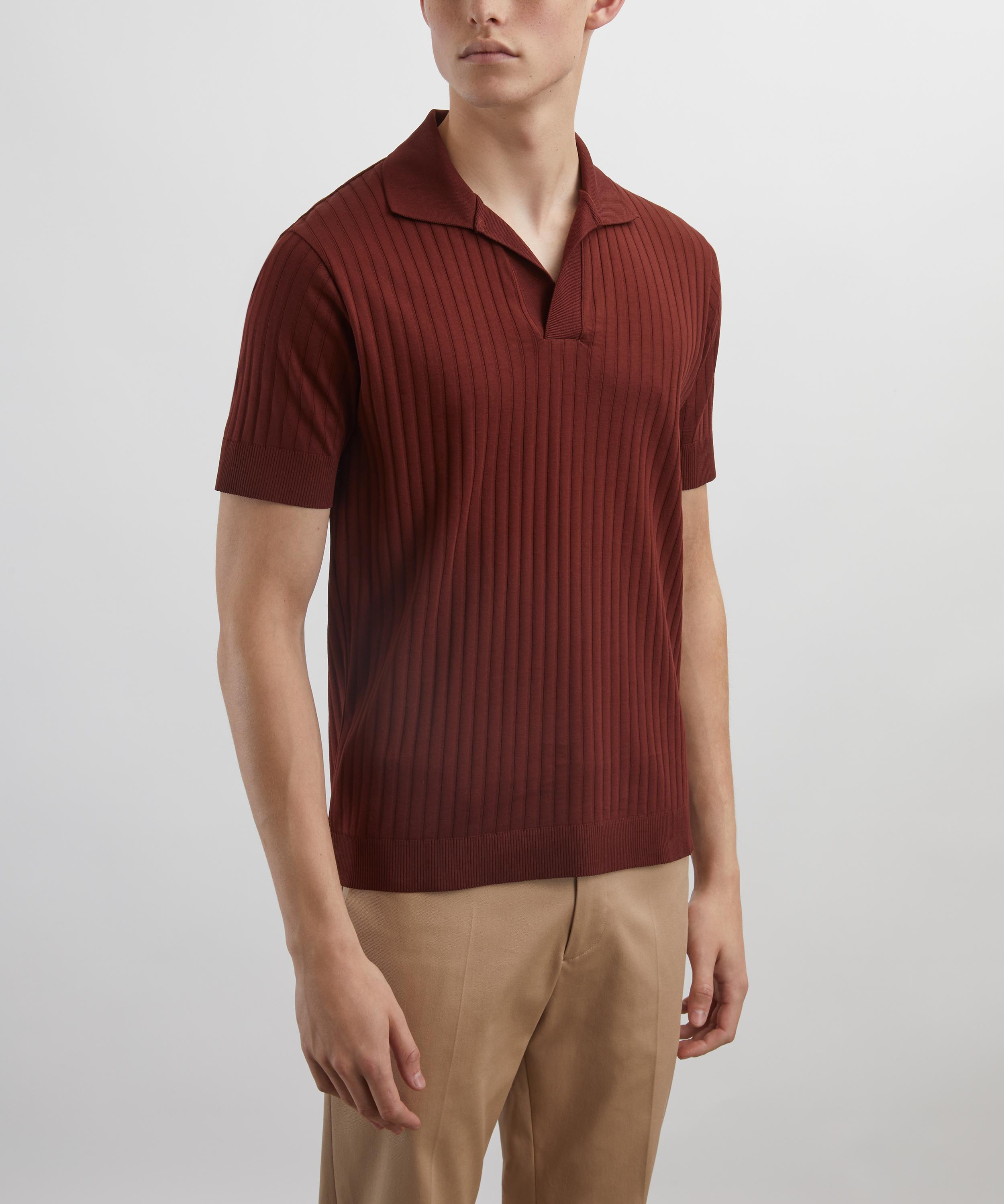 Paul Smith - Resort Ribbed Polo Shirt image number 2