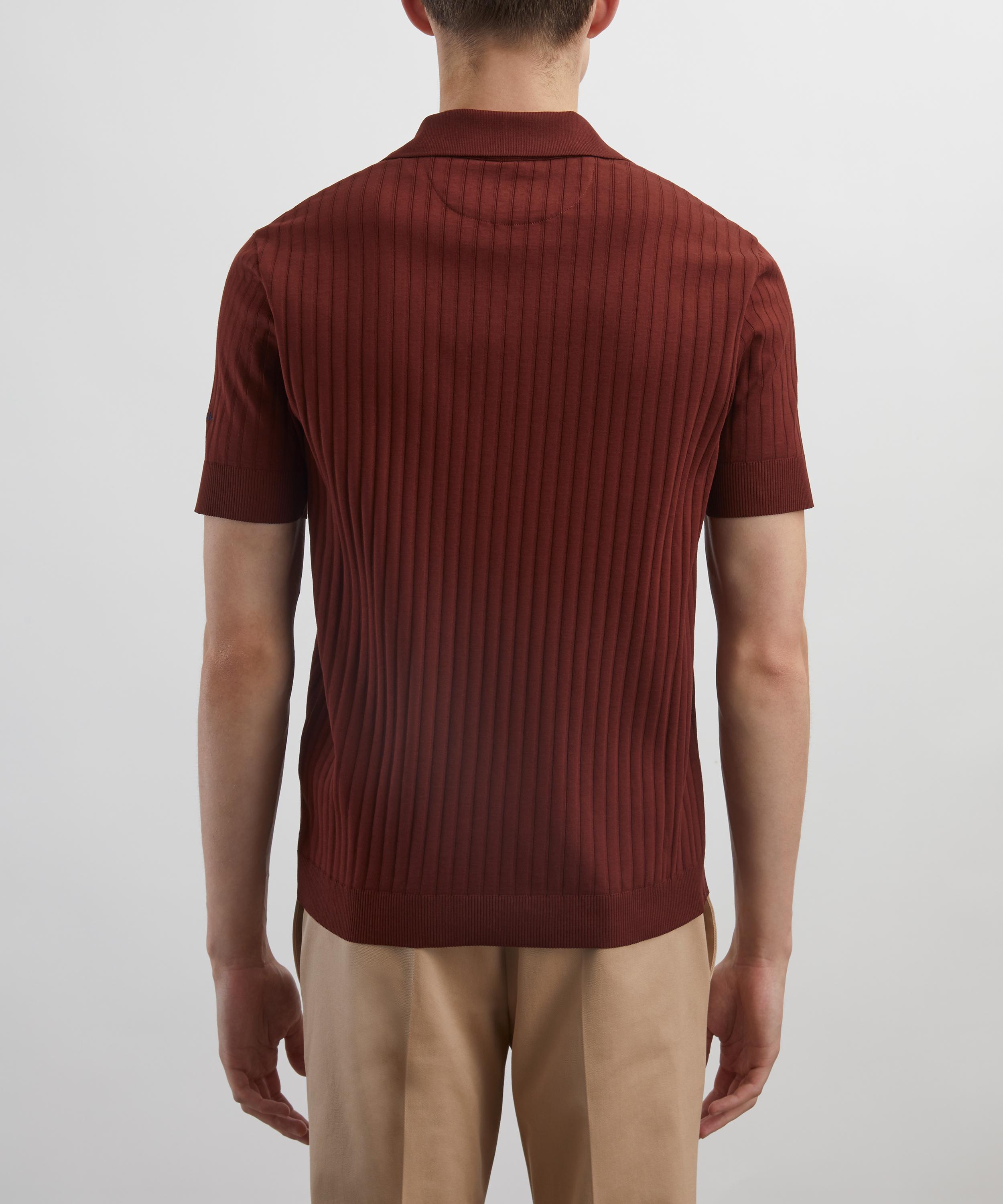 Paul Smith - Resort Ribbed Polo Shirt image number 3