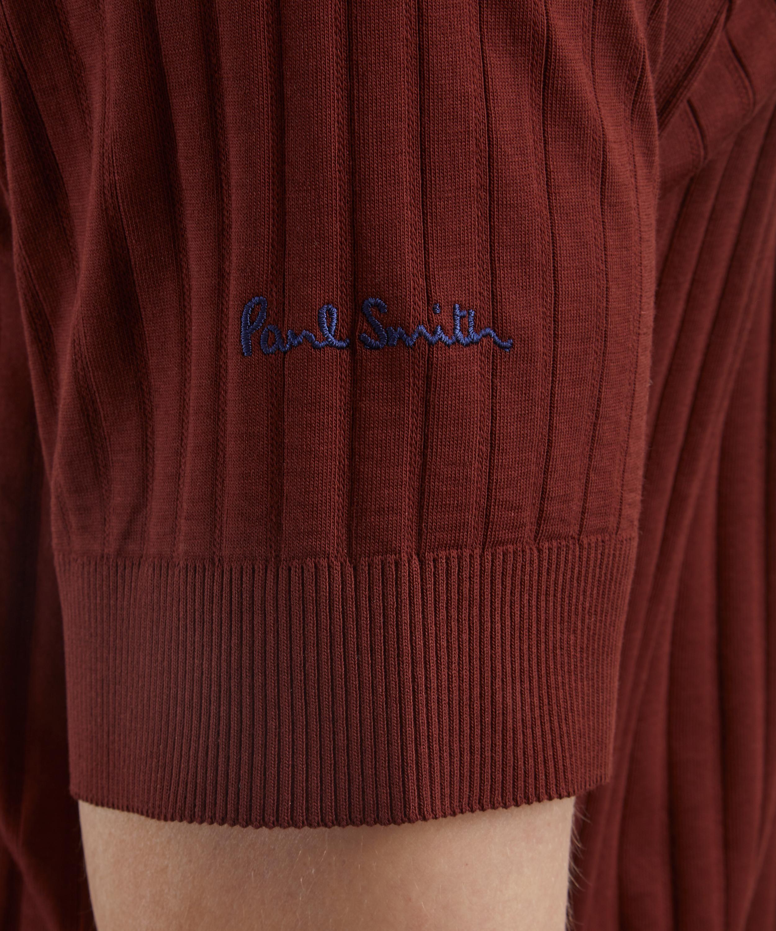 Paul Smith - Resort Ribbed Polo Shirt image number 4