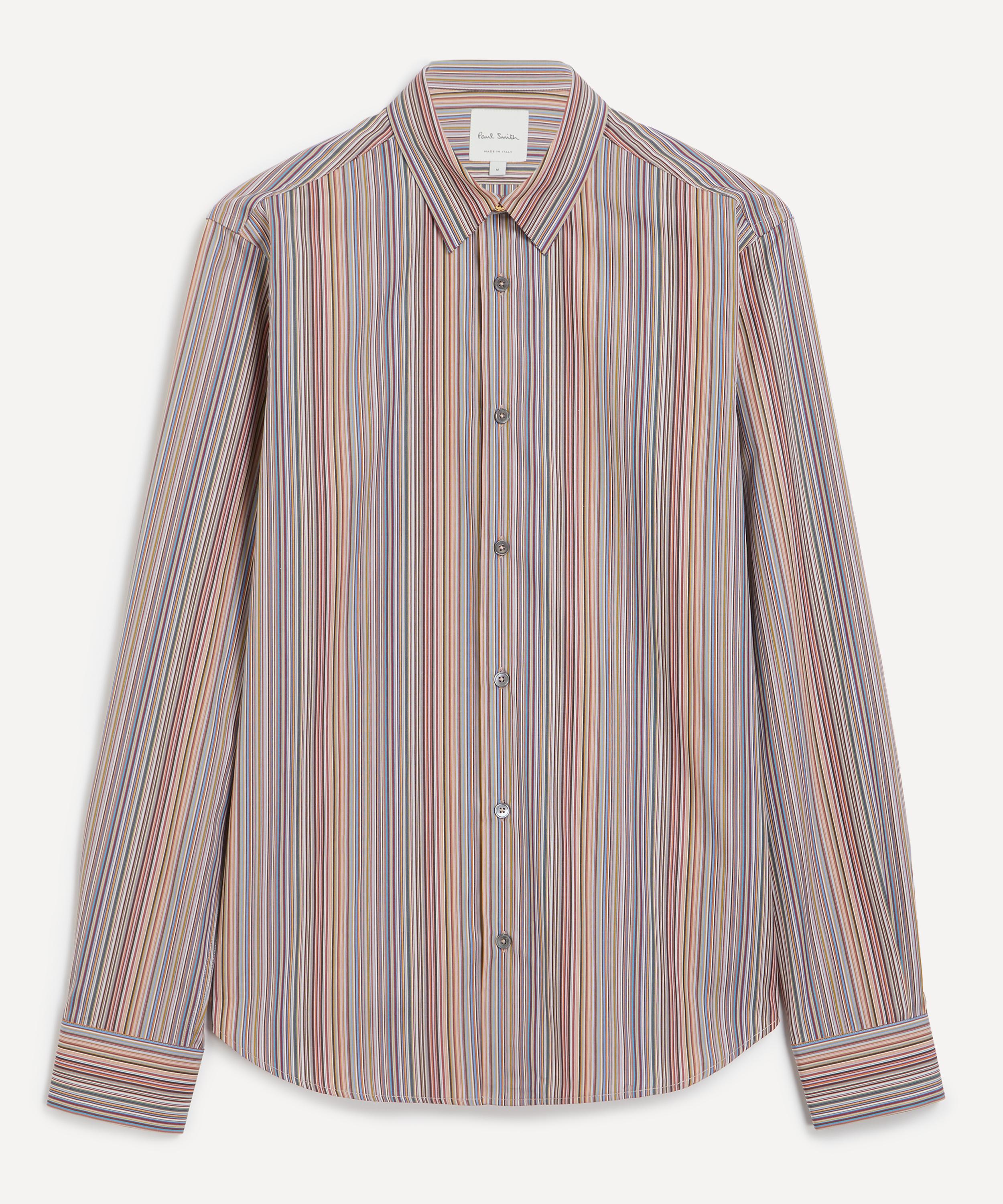 Paul Smith - Slim-Fit Signature Stripe Cotton Shirt image number 0