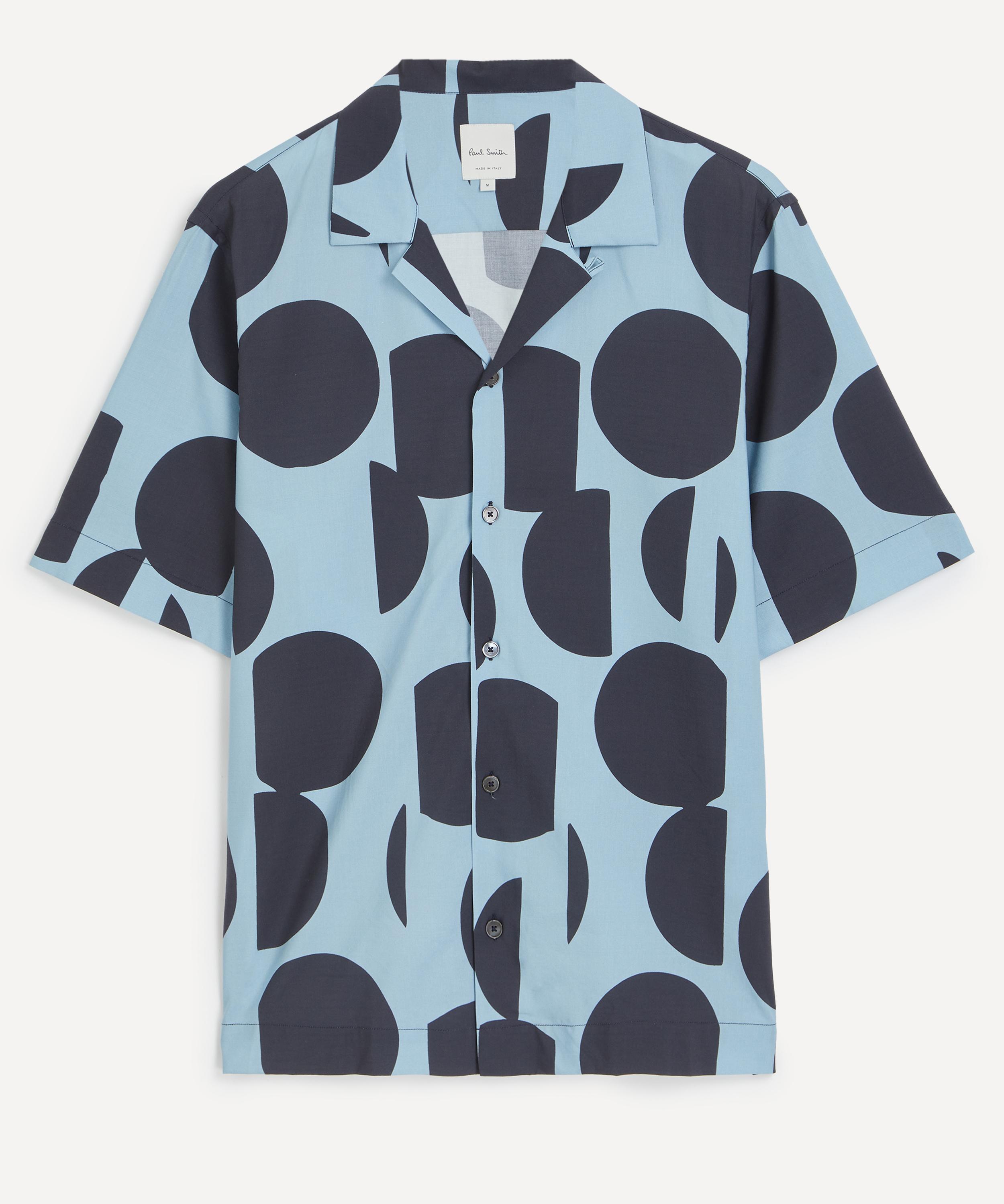 Paul Smith - Blue Cut-Up Dots Short-Sleeve Shirt image number 0