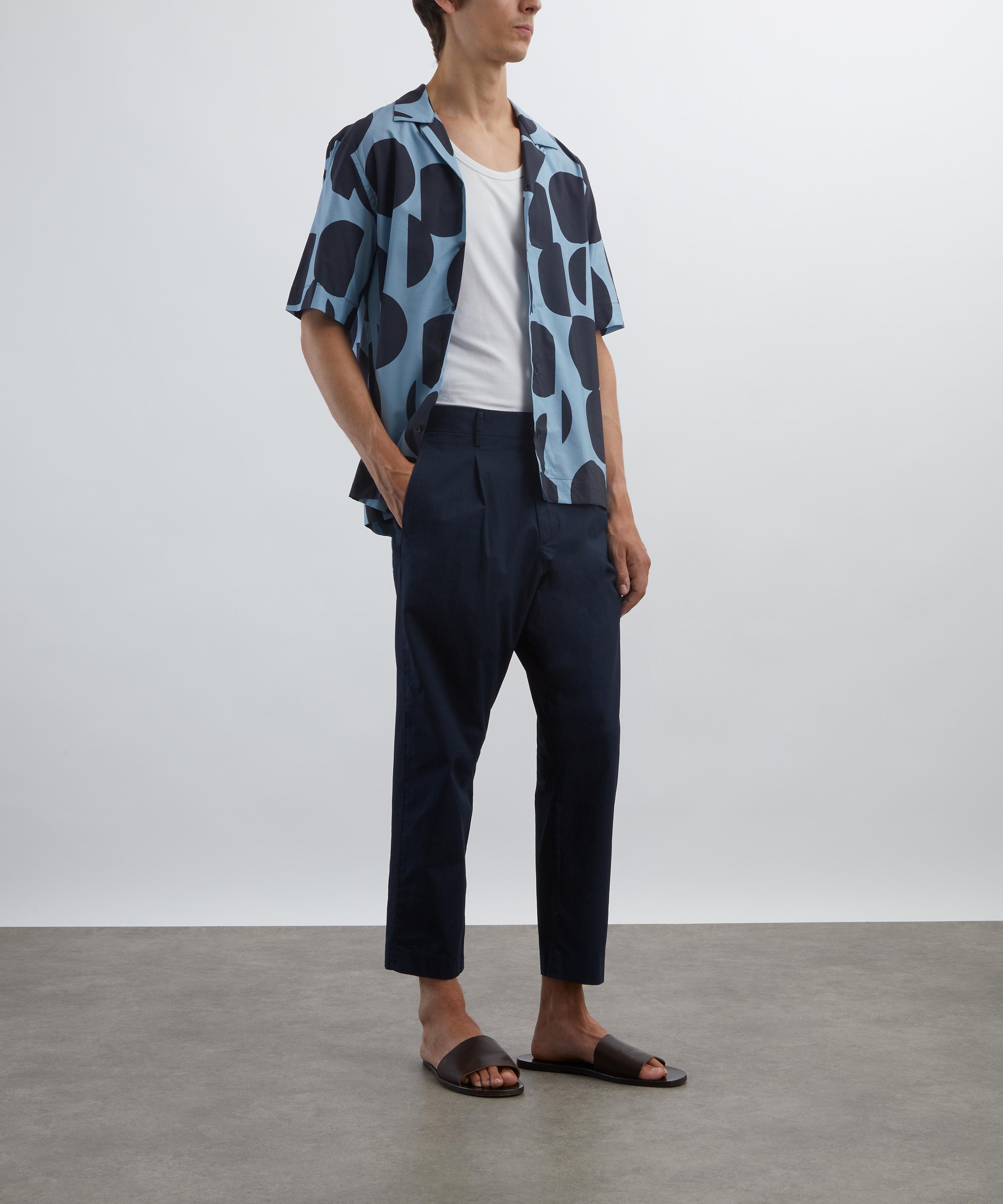 Paul Smith - Blue Cut-Up Dots Short-Sleeve Shirt image number 1