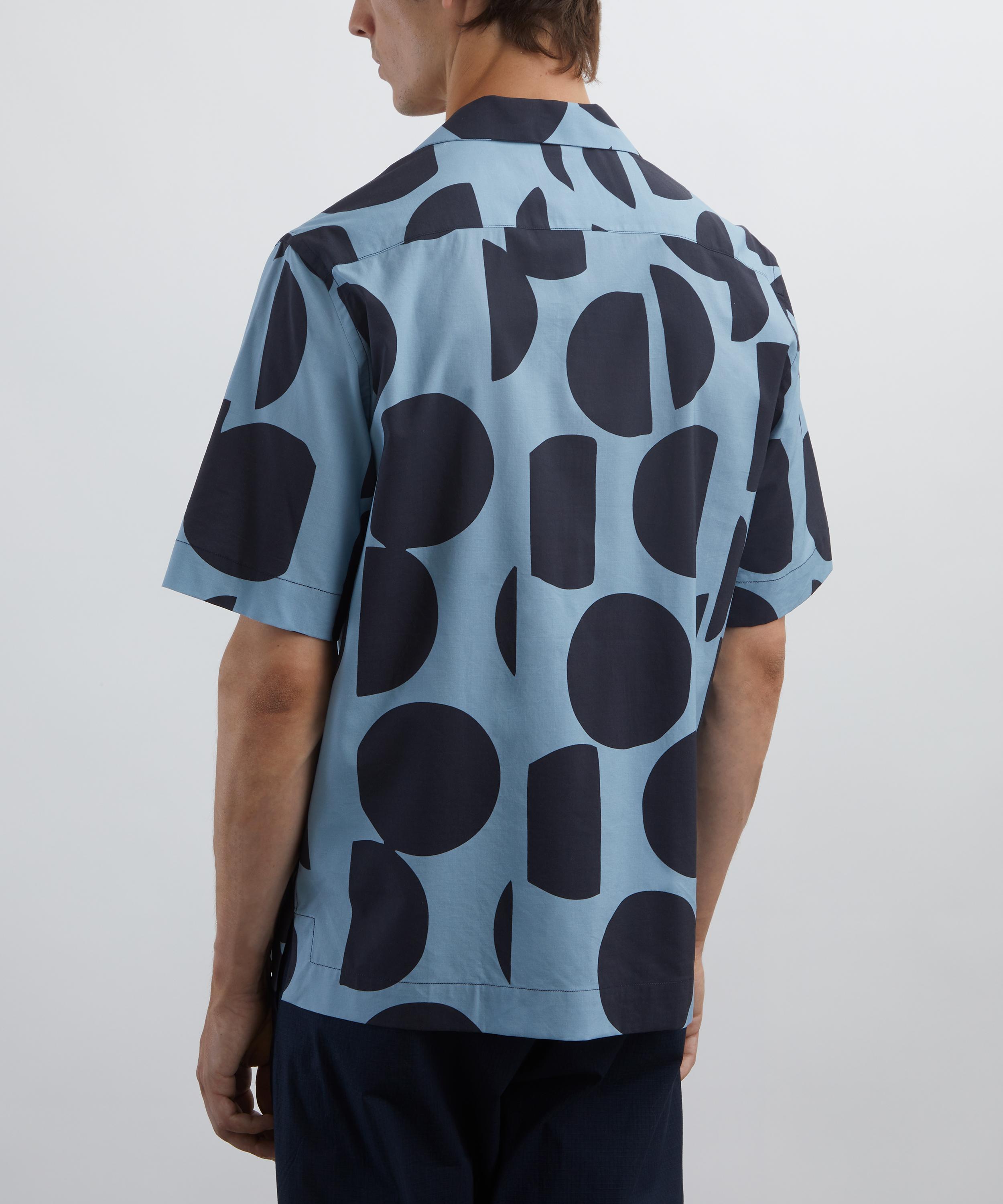 Paul Smith - Blue Cut-Up Dots Short-Sleeve Shirt image number 3