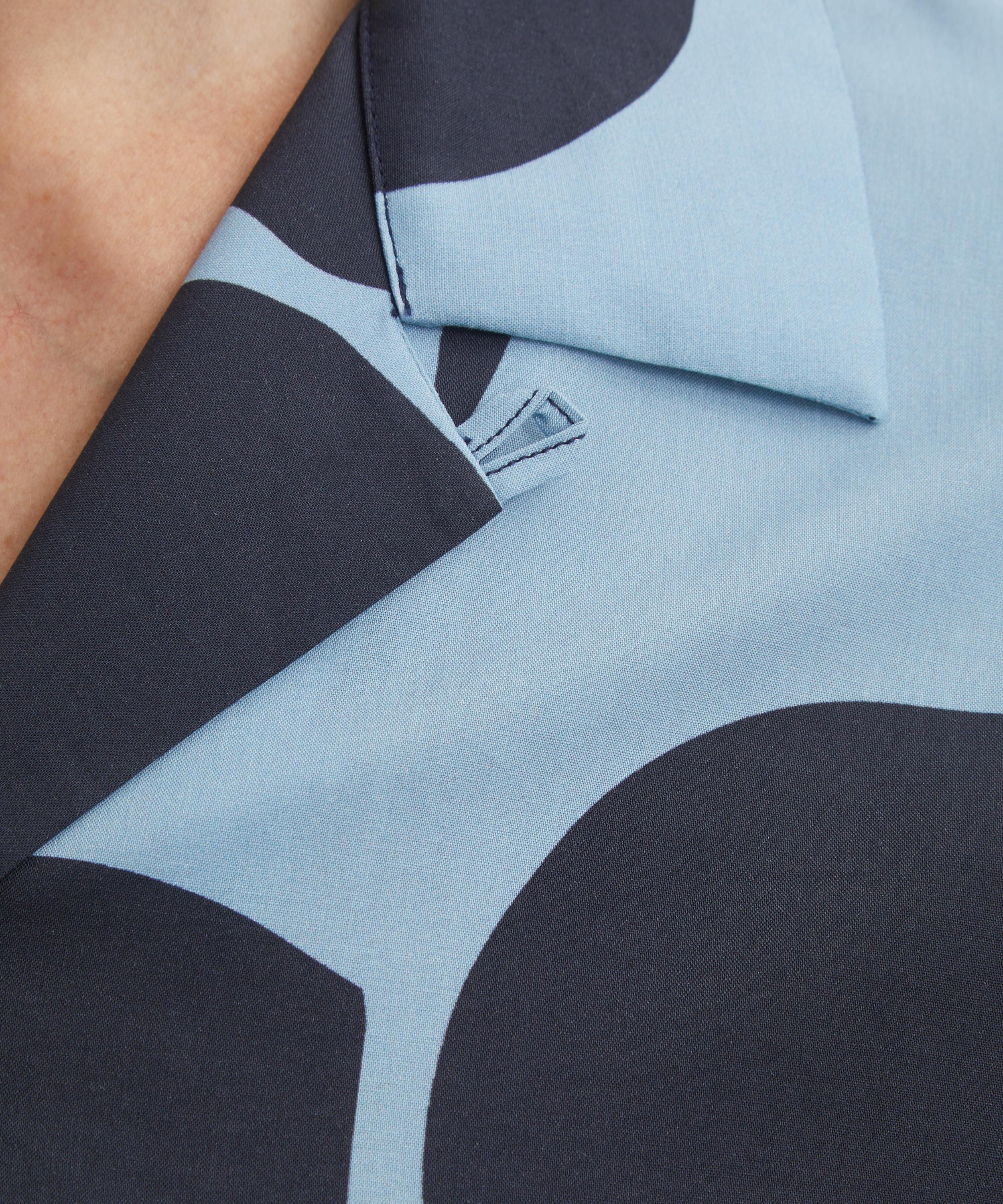 Paul Smith - Blue Cut-Up Dots Short-Sleeve Shirt image number 4