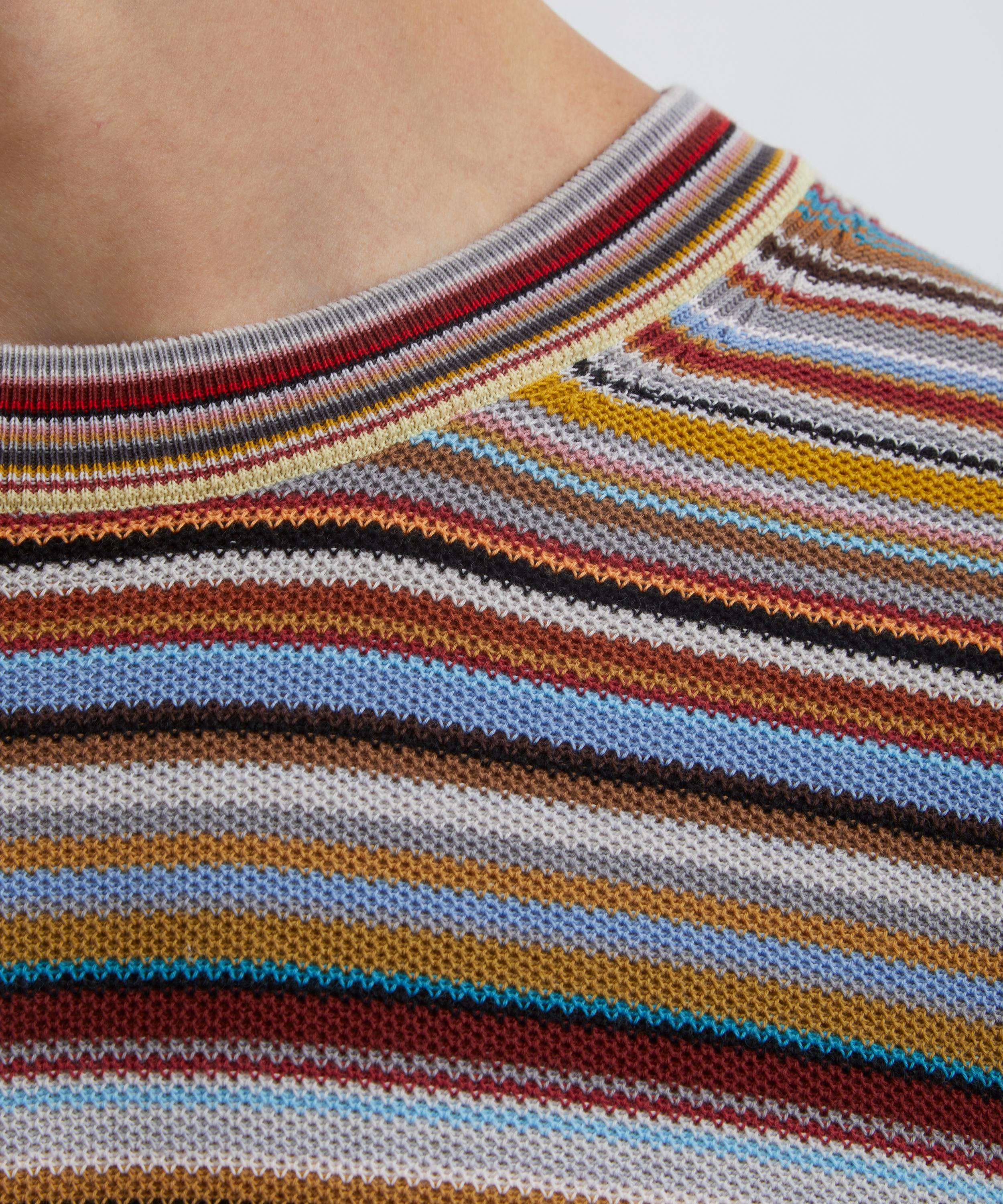 スウェット・トレーナー Paul Smith Signature Stripe Sweatshirt Men's Dark Navy Cotton-Blend 'Signature Stripe' Sweatshirt